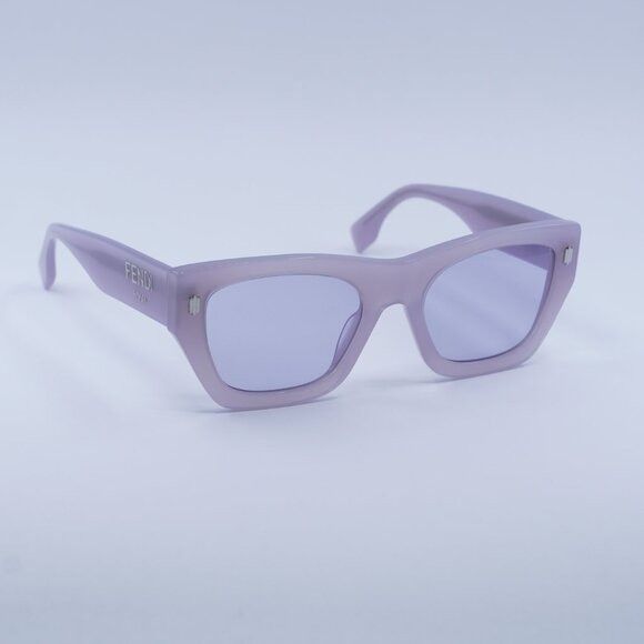 Fendi 🕶️ New Fendi FE40100I 81Y Sunglasses - Shiny Lilac Frame Size ONE SIZE - 5 Thumbnail