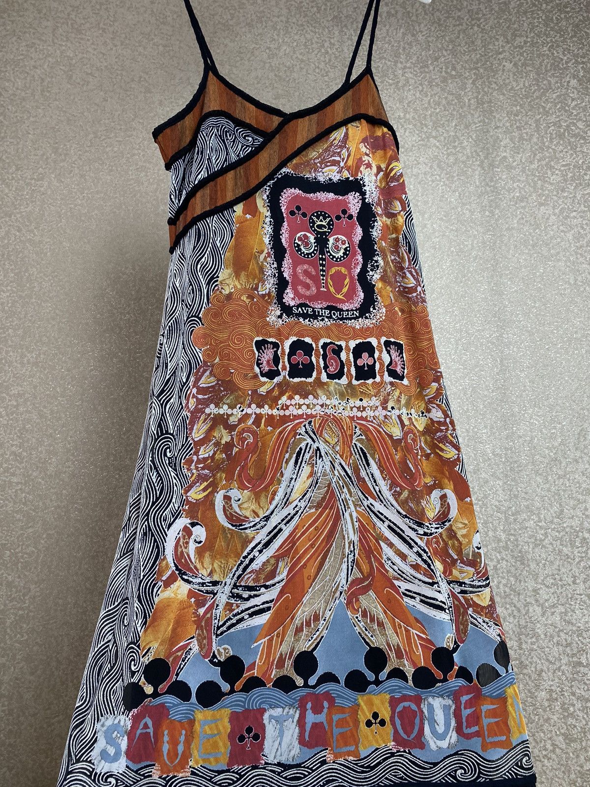 Japanese Brand × Vintage Save The Queen Vintage Mesh Maxi Dress Size L Size L / US 10 / IT 46 - 8 Thumbnail
