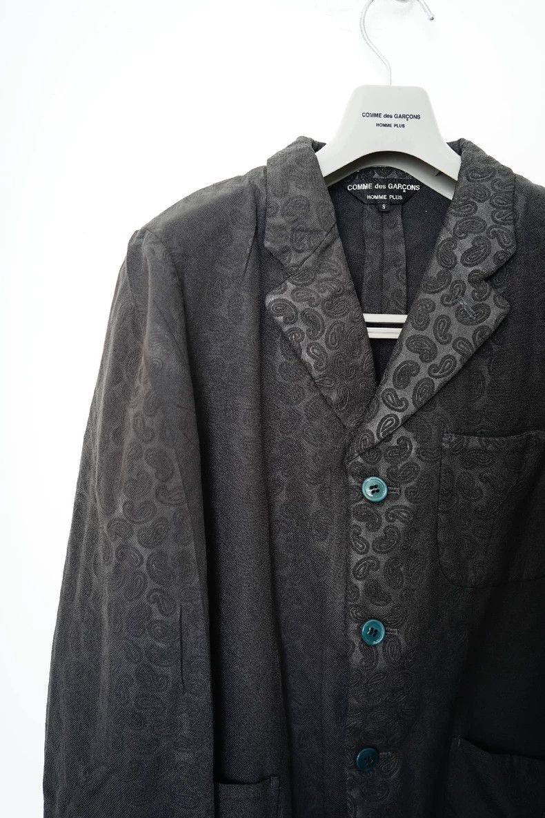 Comme des Garcons Comme des Garcons Cashew flower embroidered dark suit Size US S / EU 44-46 / 1 - 2 Thumbnail