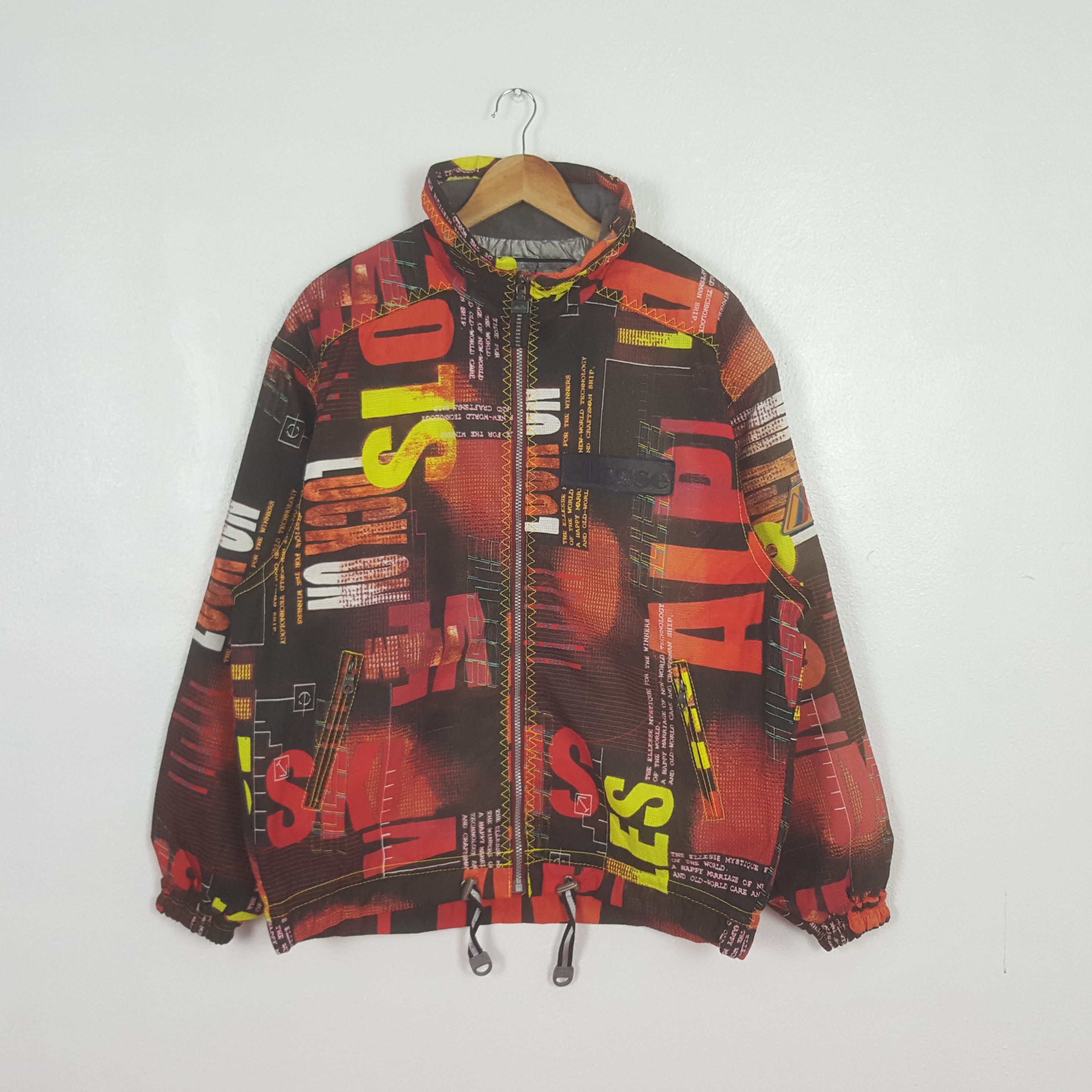 Ellesse Vintage Ellesse Full Print Jacket C325N1 Size US XL / EU 56 / 4 - 1 Thumbnail