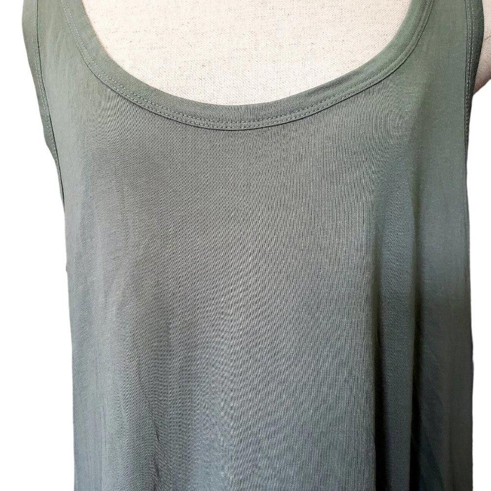 Designer CT345 Soft Surroundings Light Green Sleeveless Maxi Dress M Size M / US 6-8 / IT 42-44 - 8 Thumbnail