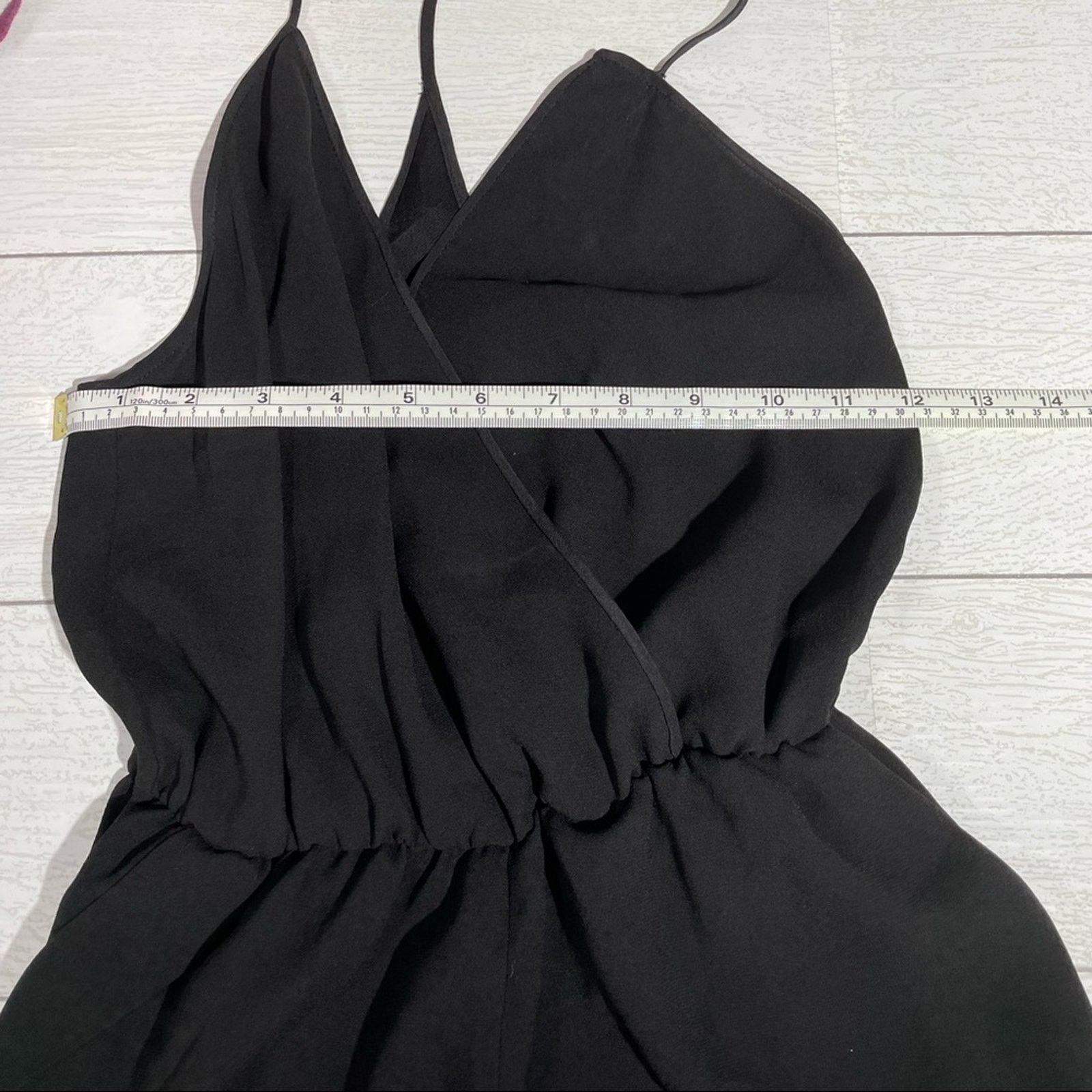 Other Wilfred Black Wrap Front Romper XXS Size 29" - 6 Thumbnail