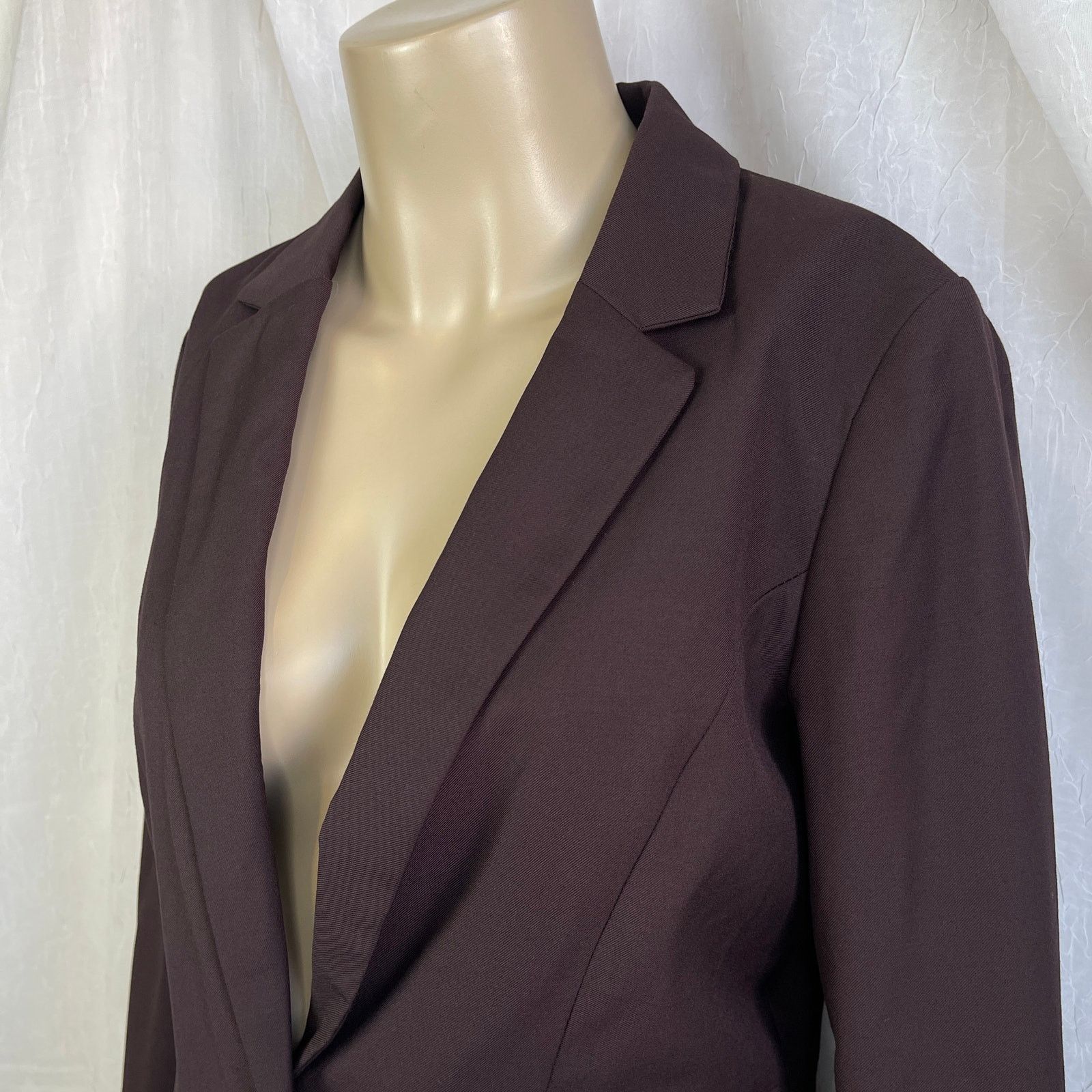 Forever 21 Forever 21 Contemporary Brown Blazer Suit Jacket Pockets XS Size XS / US 0-2 / IT 36-38 - 5 Thumbnail