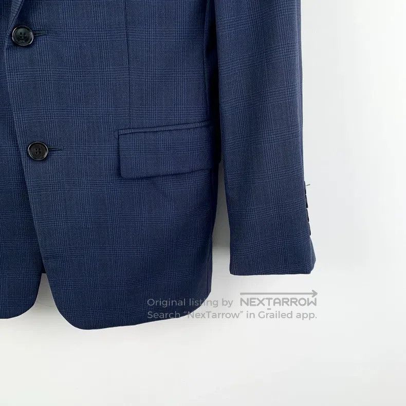 Other Dior Dark blue wool lapel single-breasted long-sleeved sui Size 44R - 4 Thumbnail