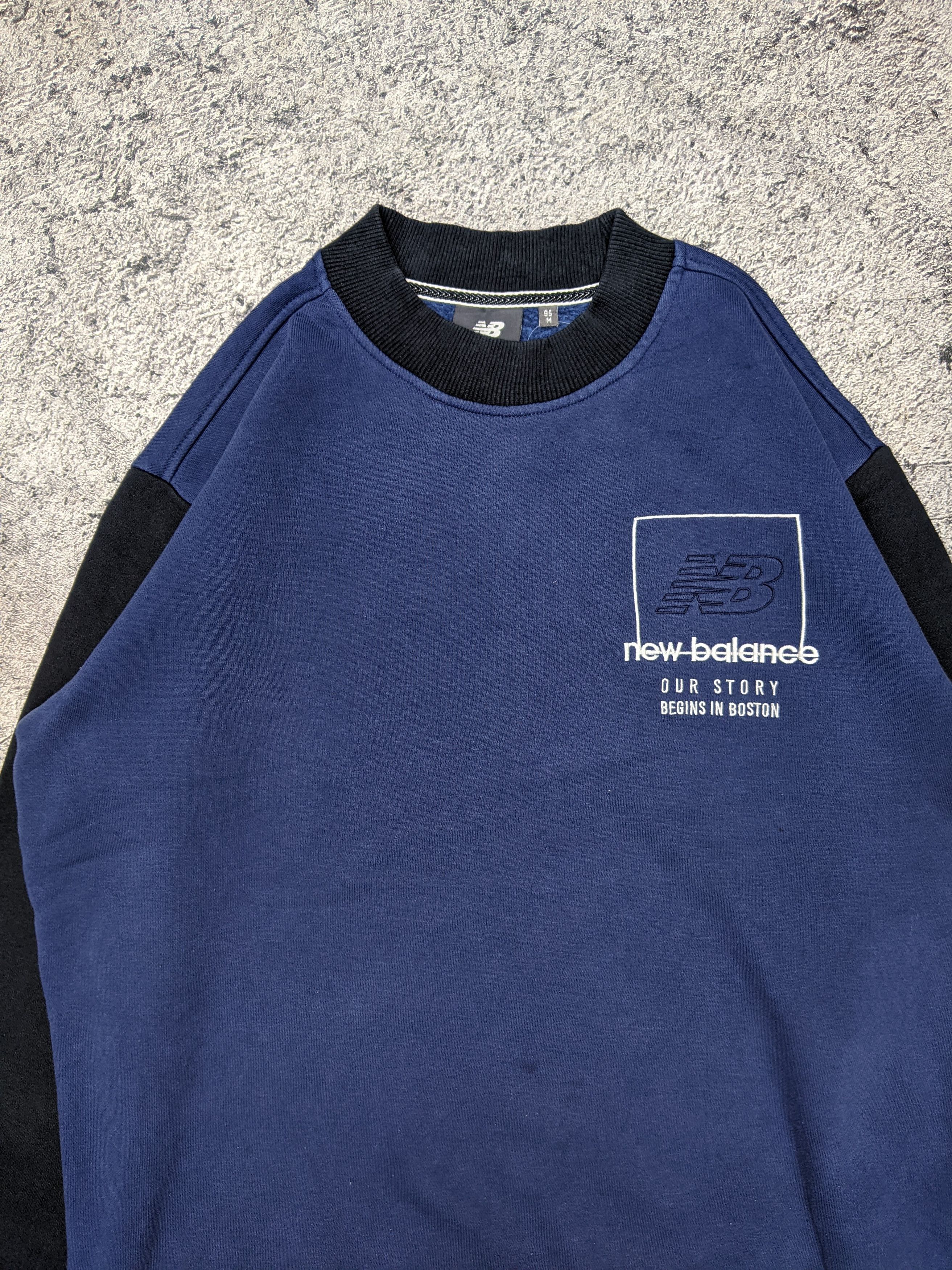 New Balance NB Boston Ribbed Crewneck Sweatshirt Size US M / EU 48-50 / 2 - 2 Thumbnail