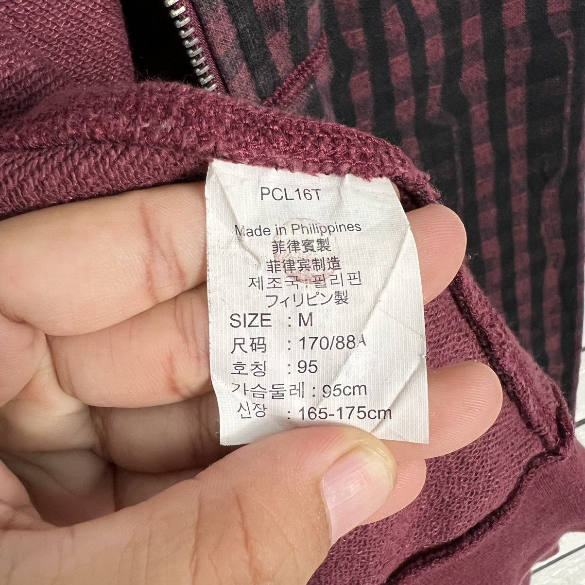 Levi's LEVIS STRAUSS Red Checked Hoodie Sweatshirt #4212-C192 Size US M / EU 48-50 / 2 - 16 Thumbnail