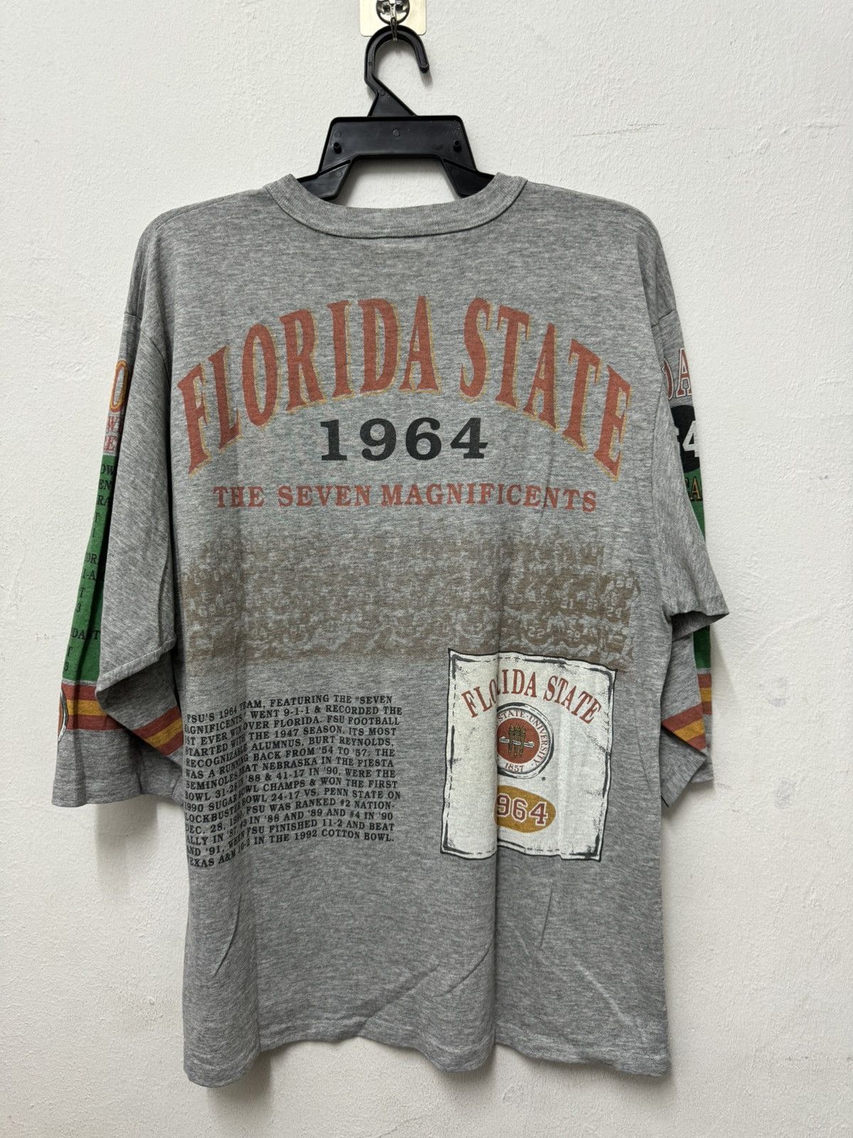 Vintage Vintage 1996 Florida Gators BCS College Football Champs Tee Size US XL / EU 56 / 4 - 4 Thumbnail