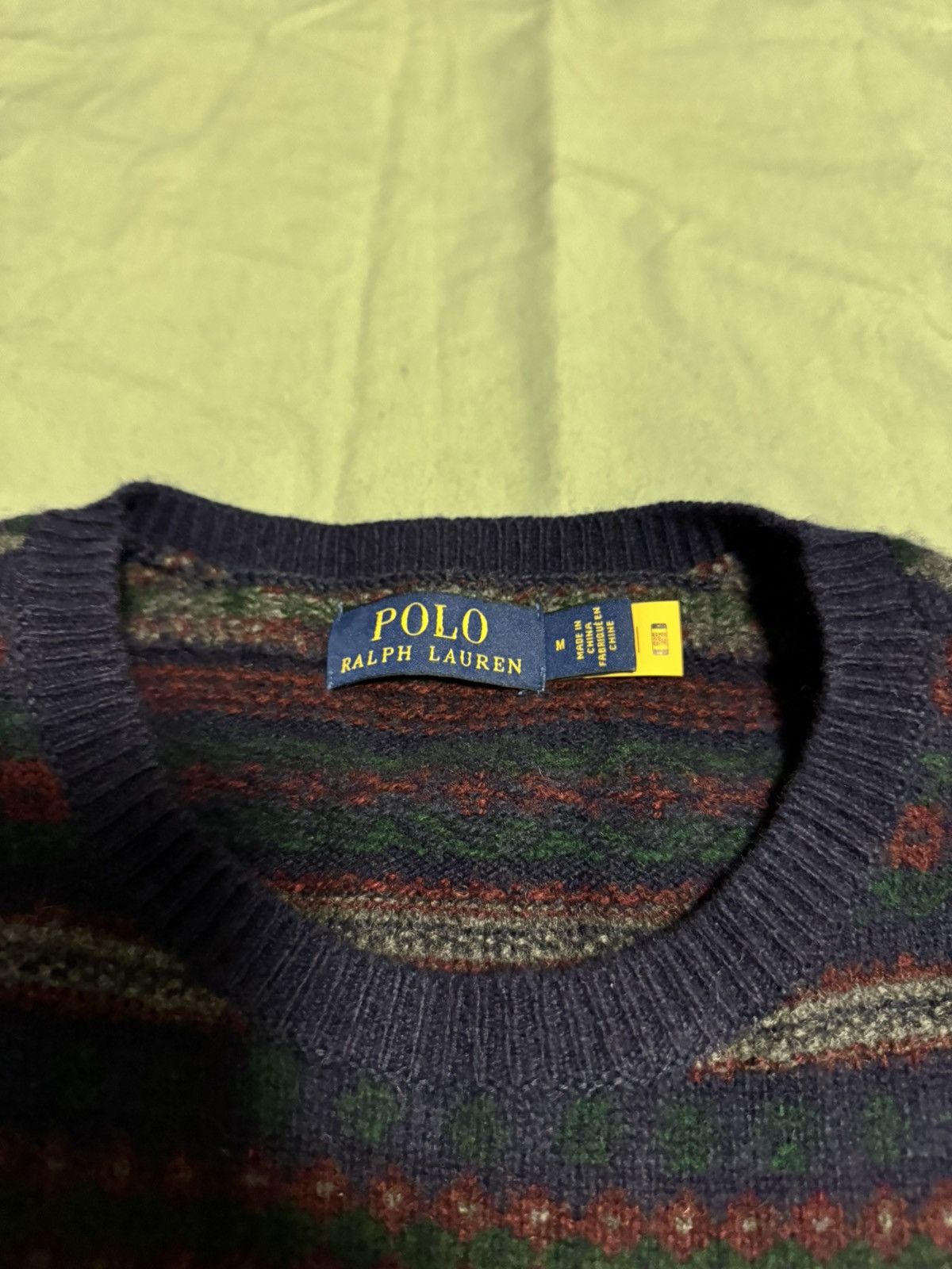 Polo Ralph Lauren Polo Ralph Lauren Size Medium Wool Fair Isle Nordic Sweater Size US M / EU 48-50 / 2 - 5 Thumbnail