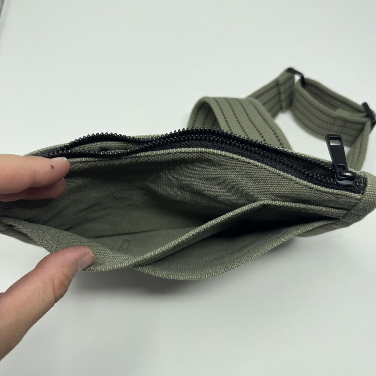 Other The Particulars Nice Pack Cross Body Canvas Bag Light Green Size ONE SIZE - 5 Thumbnail