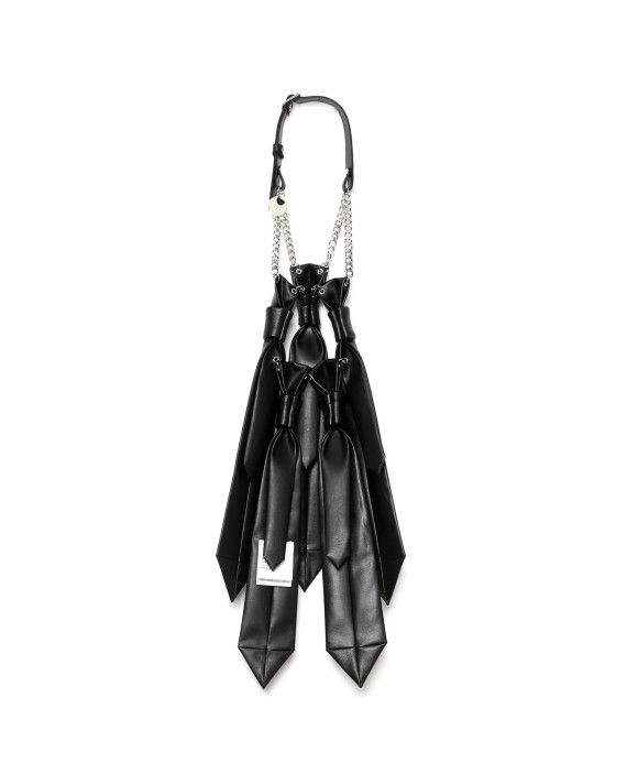 Noir Kei Ninomiya Noir Kei Ninomiya - Leather Multiple Necktie necklace black Size ONE SIZE - 2 Thumbnail