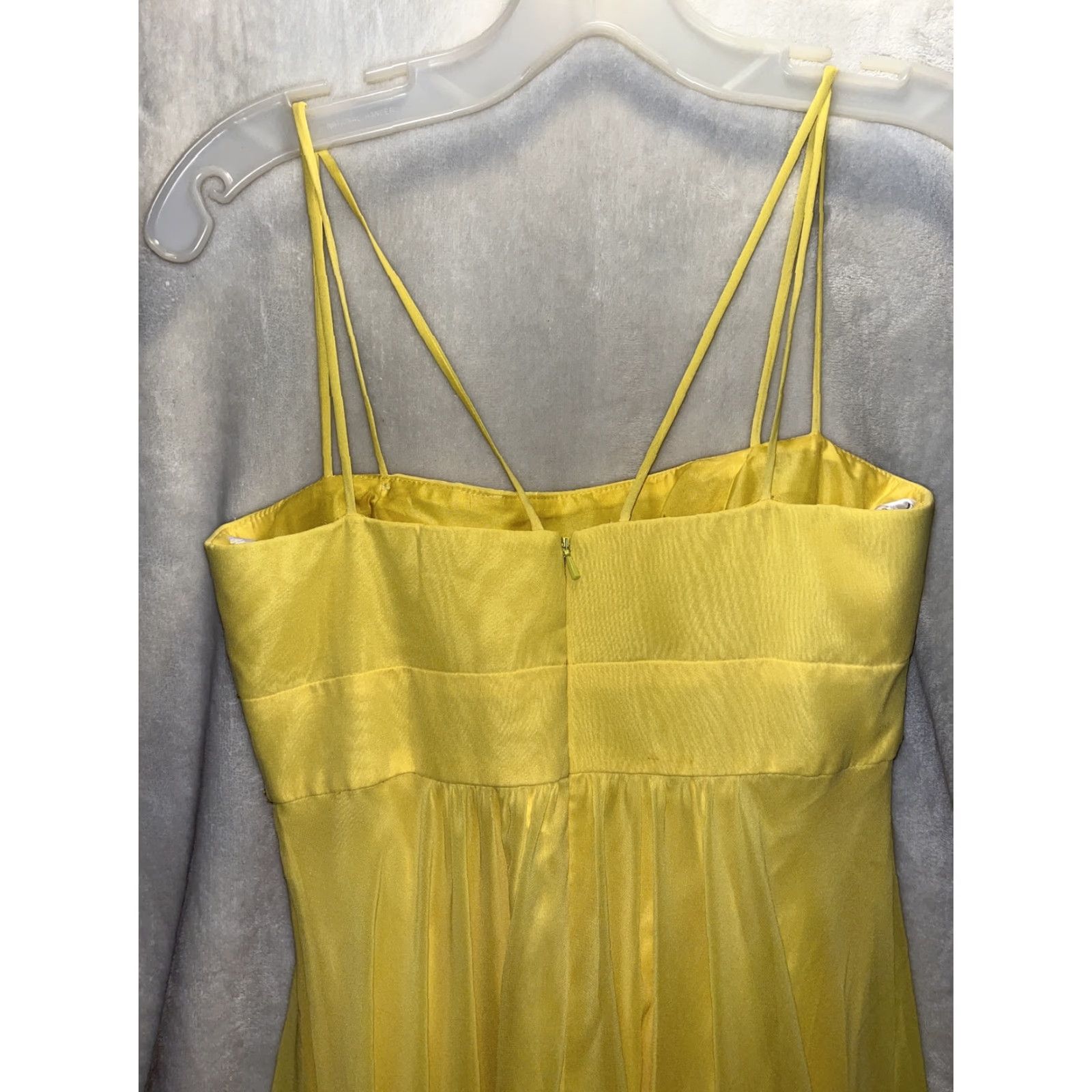Vintage David’s Bridal Sunbeam Gown Adult Size 2 Prom Or Bridesmaids Dress Evening Size ONE SIZE - 5 Thumbnail