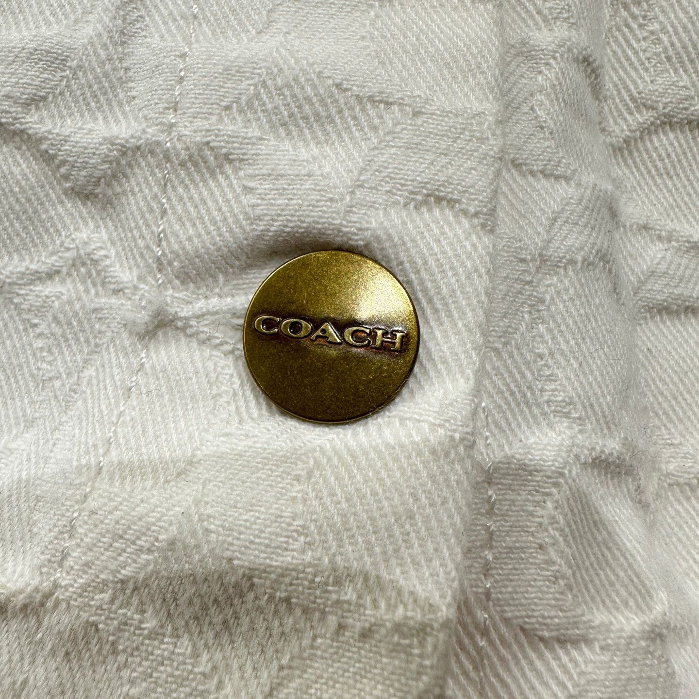 Coach Coach mar421 all-over print gold hardware cotton skirt4 Size 27" / US 4 / IT 40 - 7 Thumbnail