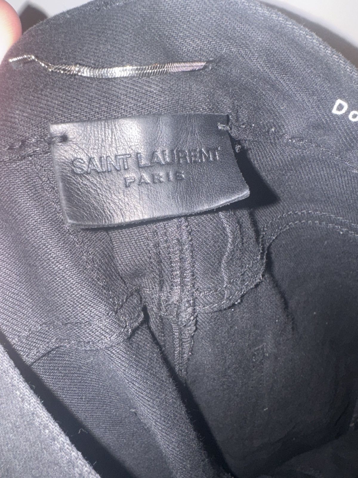 Saint Laurent Paris Saint Laurent Paris Moto Jeans Size US 31 - 8 Thumbnail