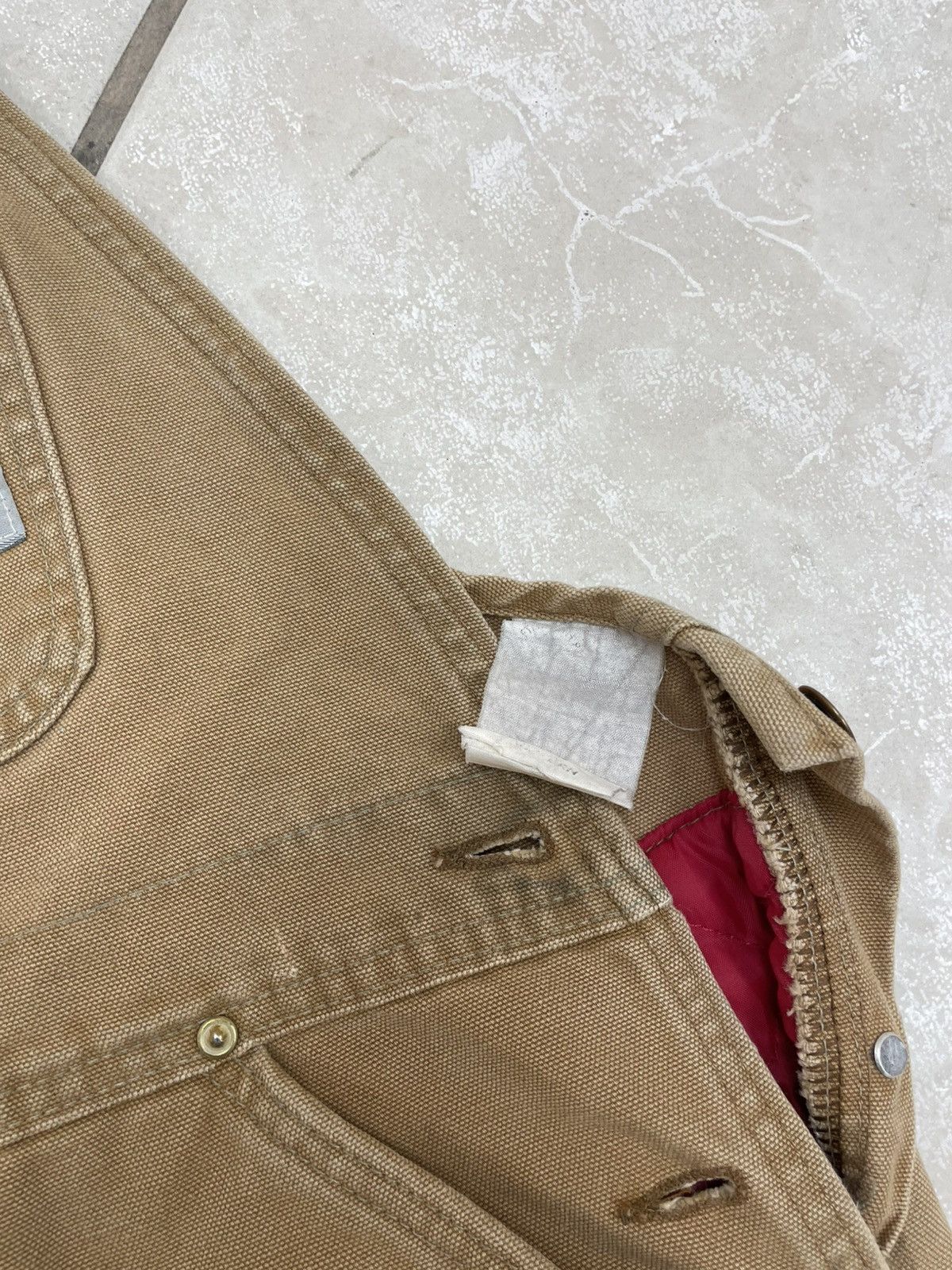 Carhartt × Carhartt Wip Vintage Carhartt Insulated Overall Double Knee Size US 33 - 5 Thumbnail