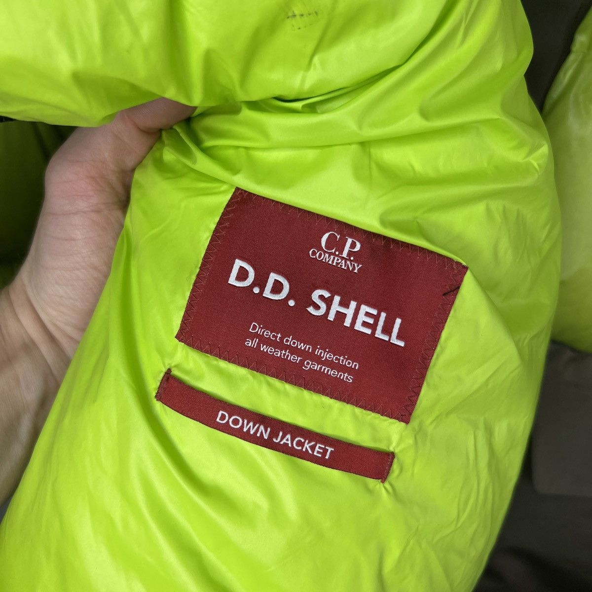 C.P. Company × Designer CP Company Hooded Goose Down Puffer Tech Jacket Green Padded Size US XL / EU 56 / 4 - 15 Thumbnail