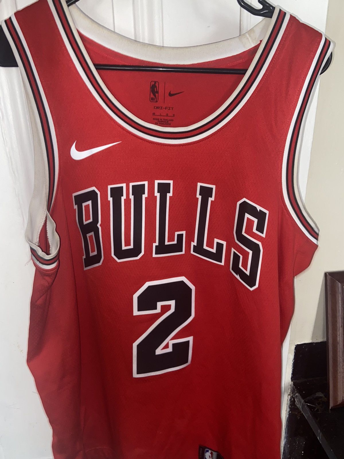 Nike Lonzo Ball Chicago Bulls Icon Jersey Size US L / EU 52-54 / 3 - 1 Thumbnail