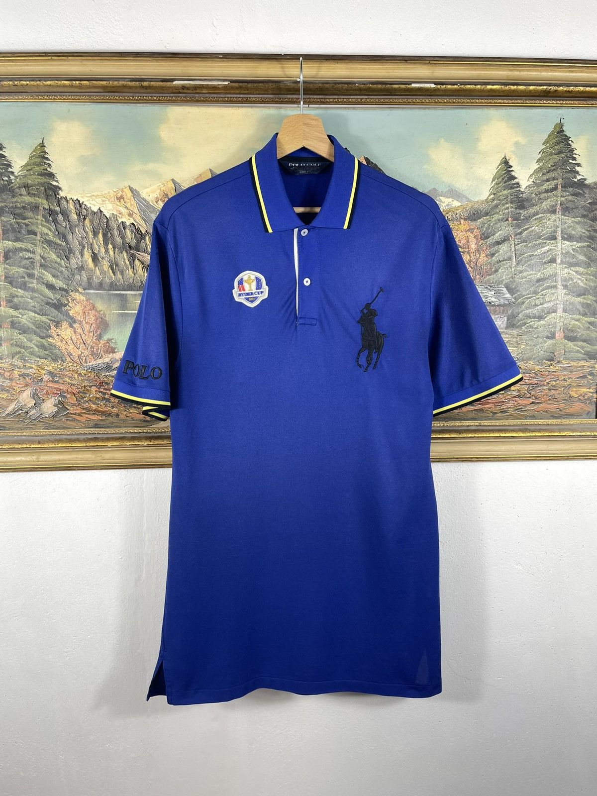 Polo Ralph Lauren × Ralph Lauren × Rugby Ralph Lauren Navy Vintage Retro Y2k 00s Polo Ralph Lauren T shirt Tee Size US S / EU 44-46 / 1 - 1 Thumbnail