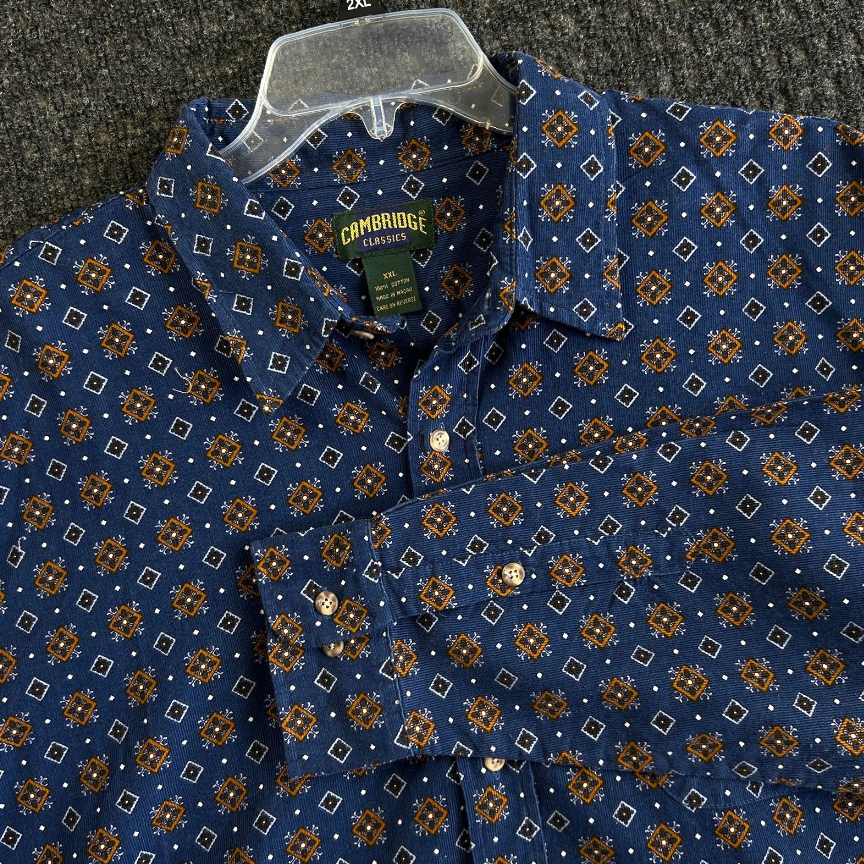 Vintage VINTAGE Cambridge Classics Plaid Flannel Shirt Large Blue Button-Up Mens Short description: 2XL Size US XXL / EU 58 / 5 - 2 Thumbnail