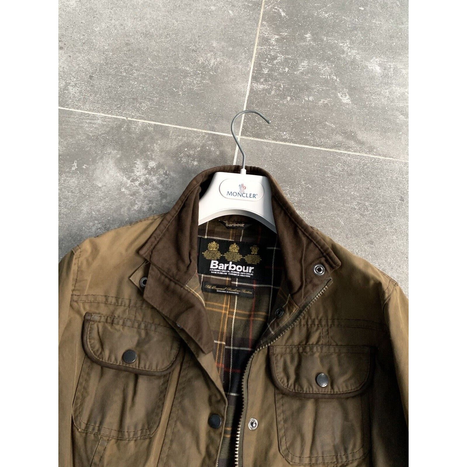 Barbour Women's BARBOUR UTILITY WAX Jacket Coat UK 12 US 8 EU 40 M Size M / US 6-8 / IT 42-44 - 7 Thumbnail