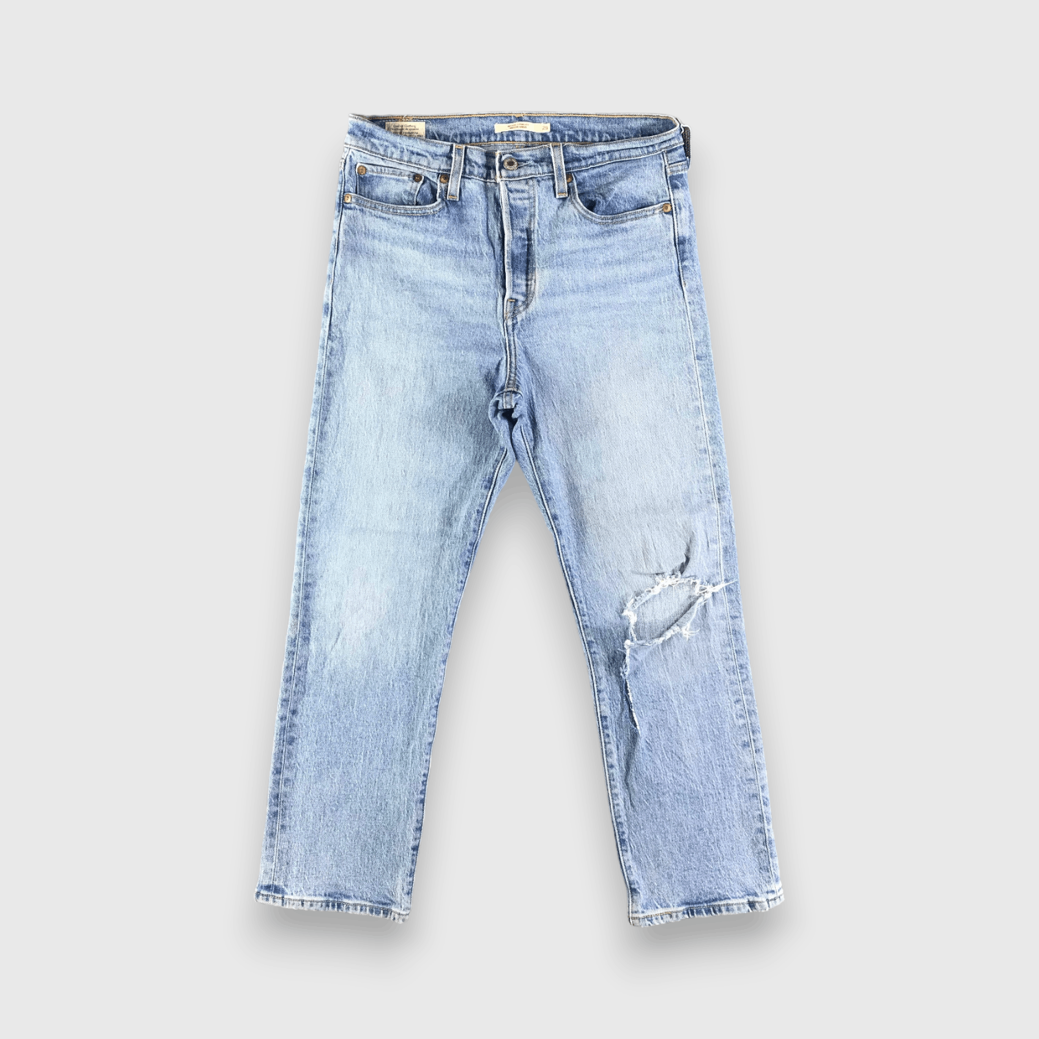 Levi's Vintage Blue Wash Levis 501 Jeans-J3484 Size 30" / US 8 / IT 44 - 1 Thumbnail
