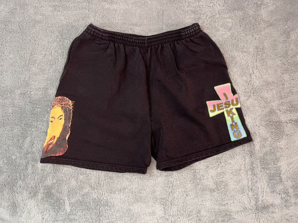 AWGE × Kanye West Yeezy x AWGE Jesus Shorts Size US 34 / EU 50 - 2 Thumbnail