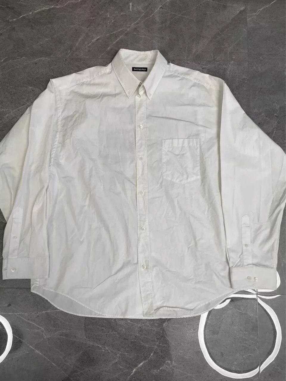 Balenciaga Balenciaga Seven Language Shirt Size US S / EU 44-46 / 1 - 1 Thumbnail
