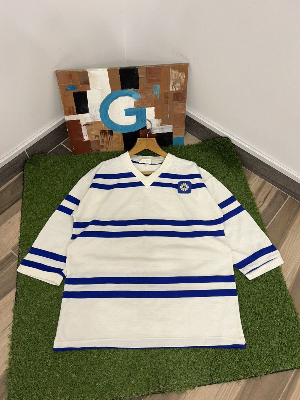 Vintage Vintage 1980’s Yorkshire Rugby Long Sleeve 90s 80s England Size US L / EU 52-54 / 3 - 1 Thumbnail