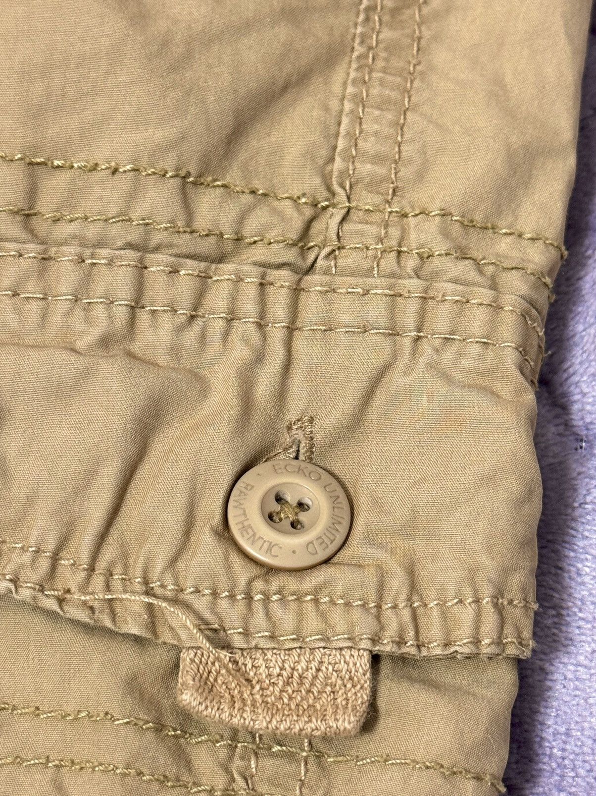 Ecko Unltd. × Vintage Vintage y2k Ecko Unltd Cargo Shorts Size US 34 / EU 50 - 9 Thumbnail
