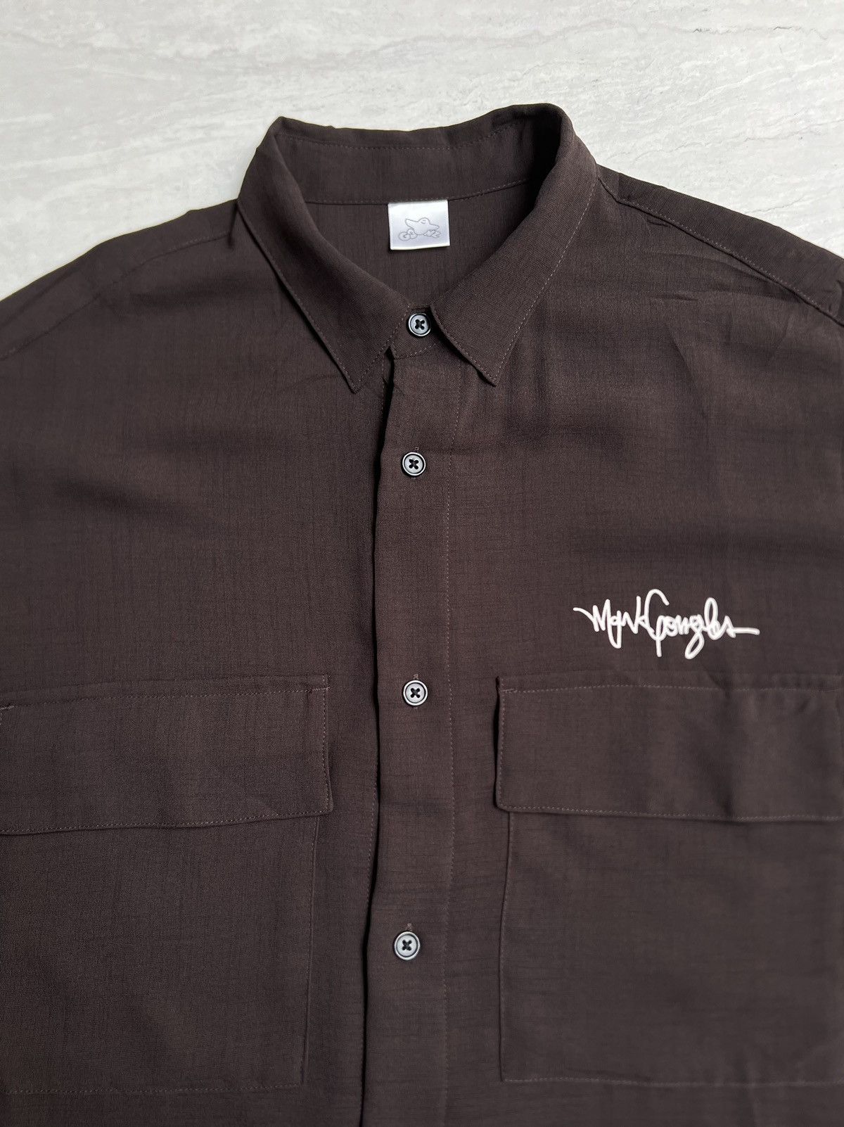 Other Mark Gonzales Brown Boxy Outer Shirt Size US XL / EU 56 / 4 - 3 Thumbnail