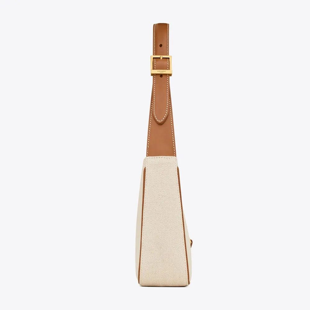 Saint Laurent Paris o1bcso1str0325 Size: OS/Le 5A 7 In Canvas in White Size ONE SIZE - 3 Thumbnail