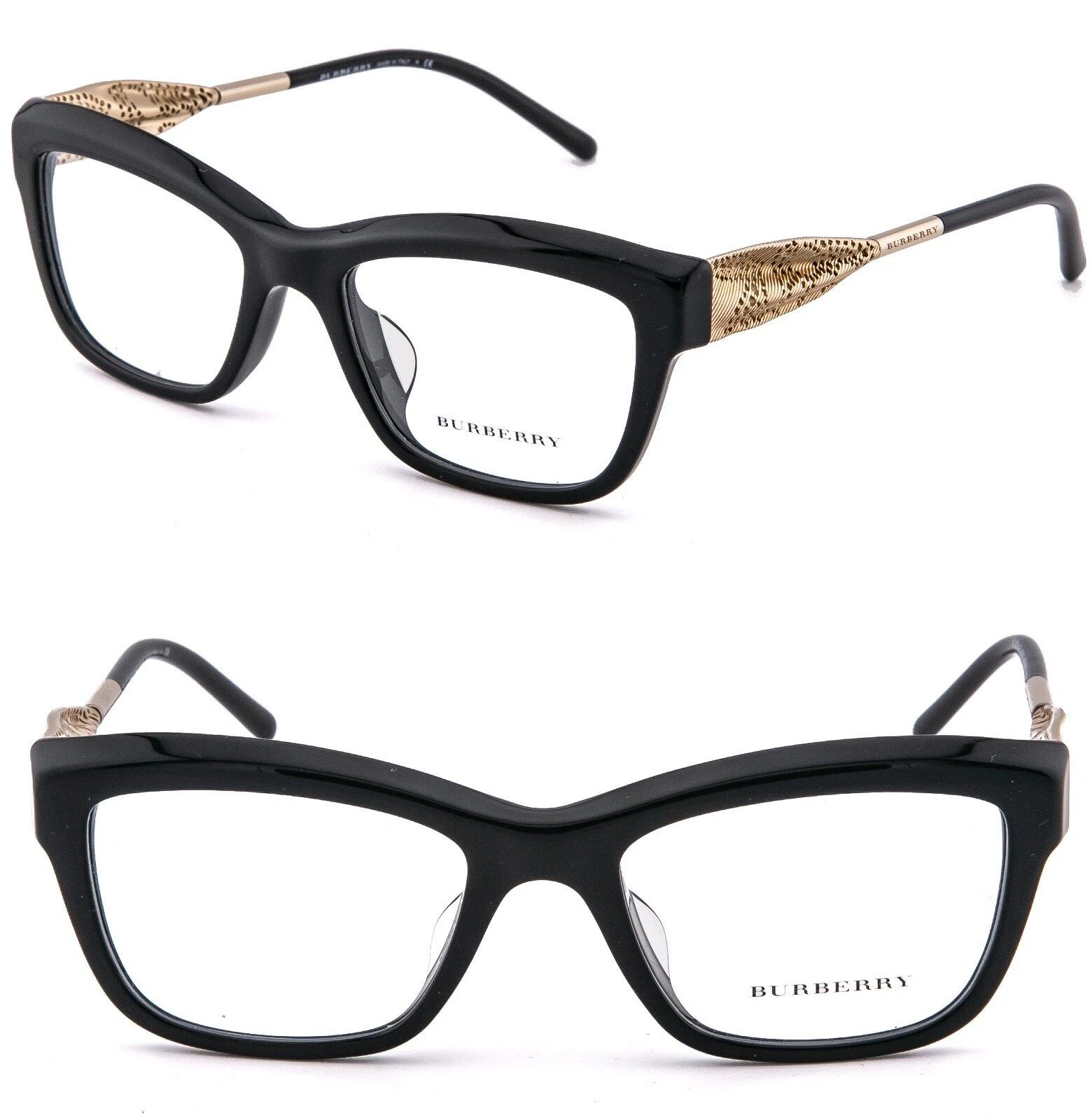 Burberry BURBERRY 2211 BE2211 Gabardine Lace Black Optical Frame Size ONE SIZE - 1 Thumbnail