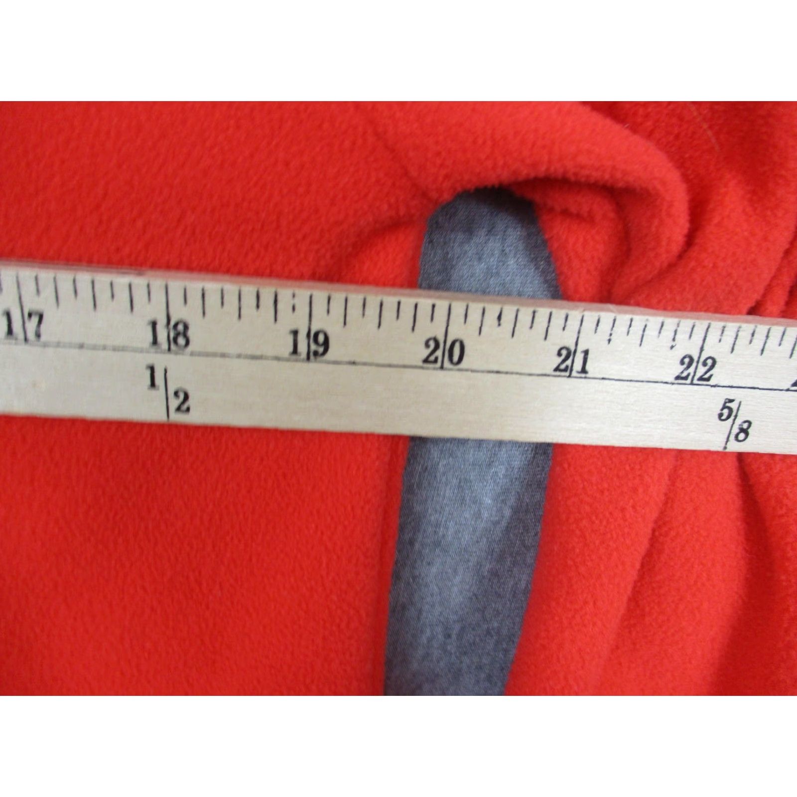 Vintage Dudley Stephens Fleece Pullover Womens Large Red Turtleneck Cowl Neck Pineapple Size L / US 10 / IT 46 - 5 Thumbnail