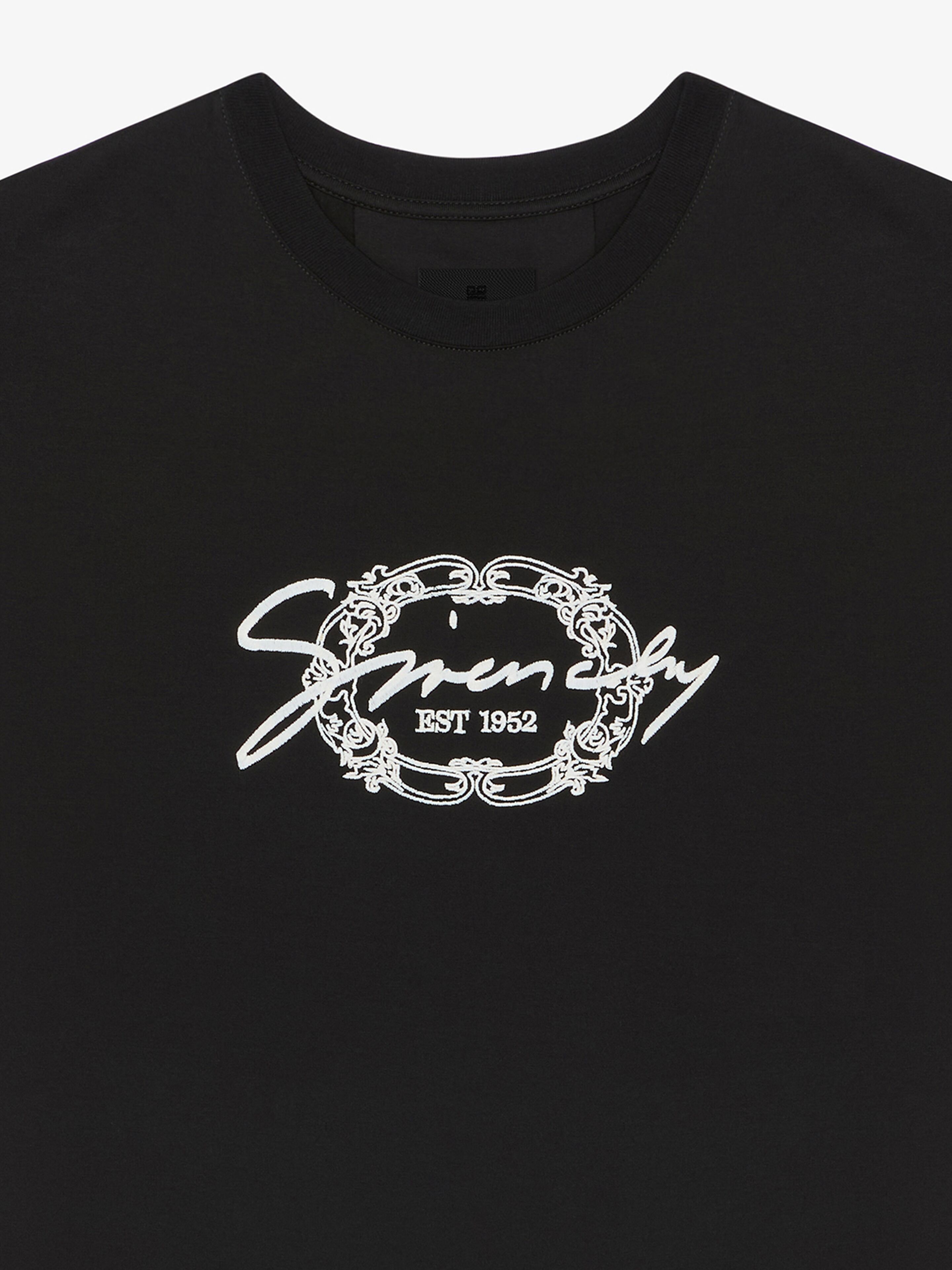 Givenchy o1w1db10925 Regular Fit T-Shirt in Black Size US L / EU 52-54 / 3 - 2 Thumbnail