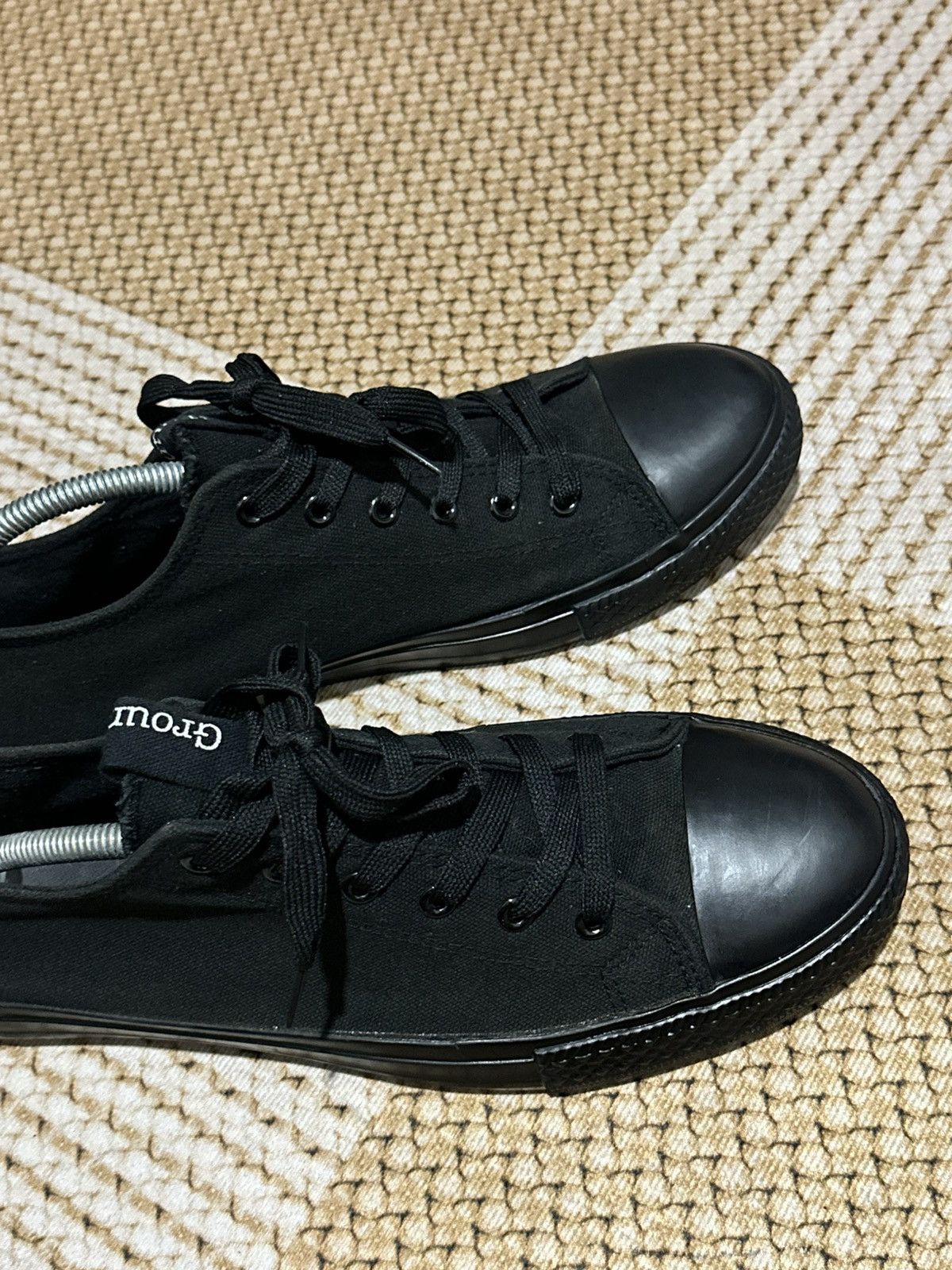 Ground Y SS21 Ground Y Yohji Yamamoto Low Top Black Sneakers Size US 10 / EU 43 - 10 Thumbnail