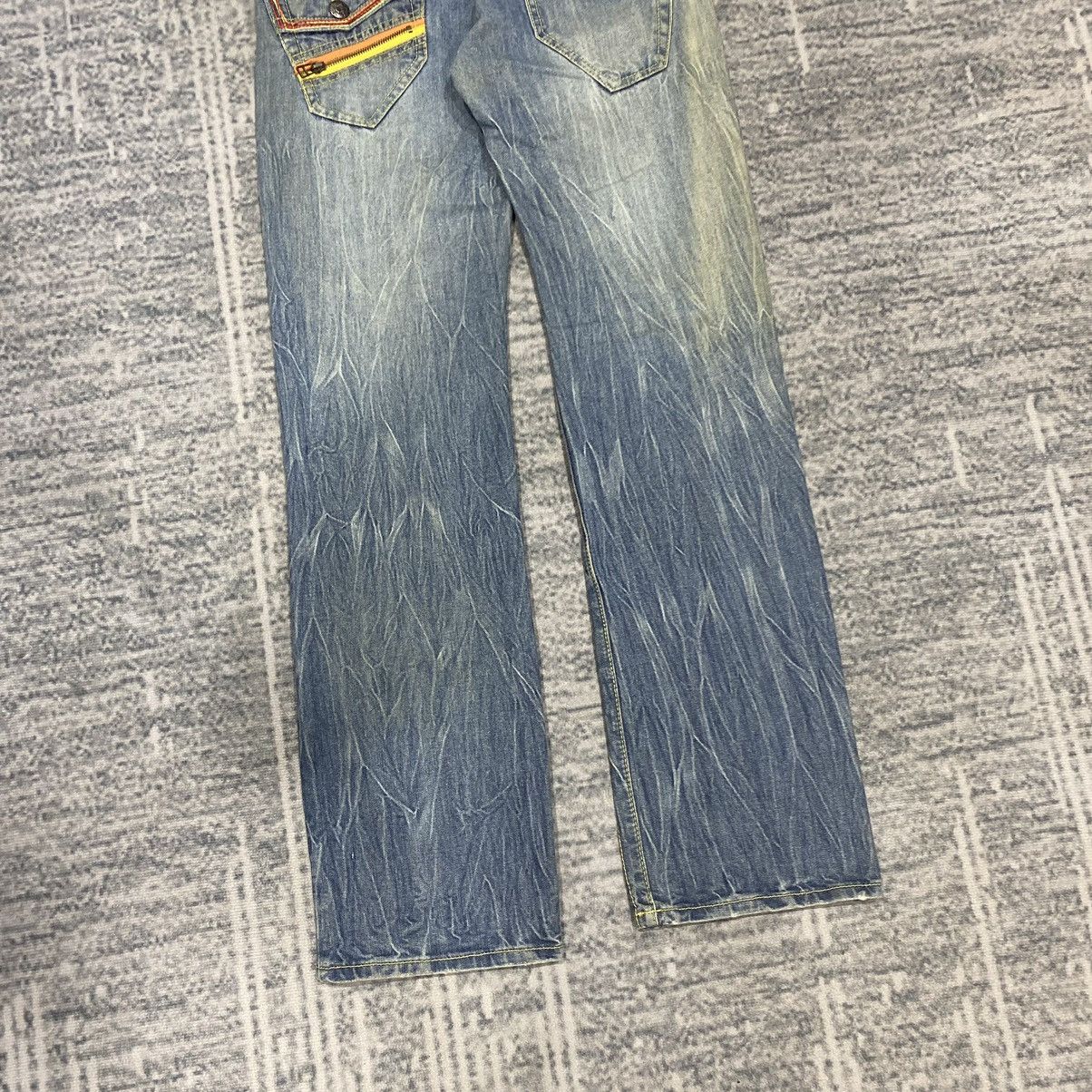 Beauty Beast × If Six Was Nine × Japanese Brand Sick☠️ Diamond Honey Acid Washed Jeans Punk 90s Size US 30 / EU 46 - 8 Thumbnail