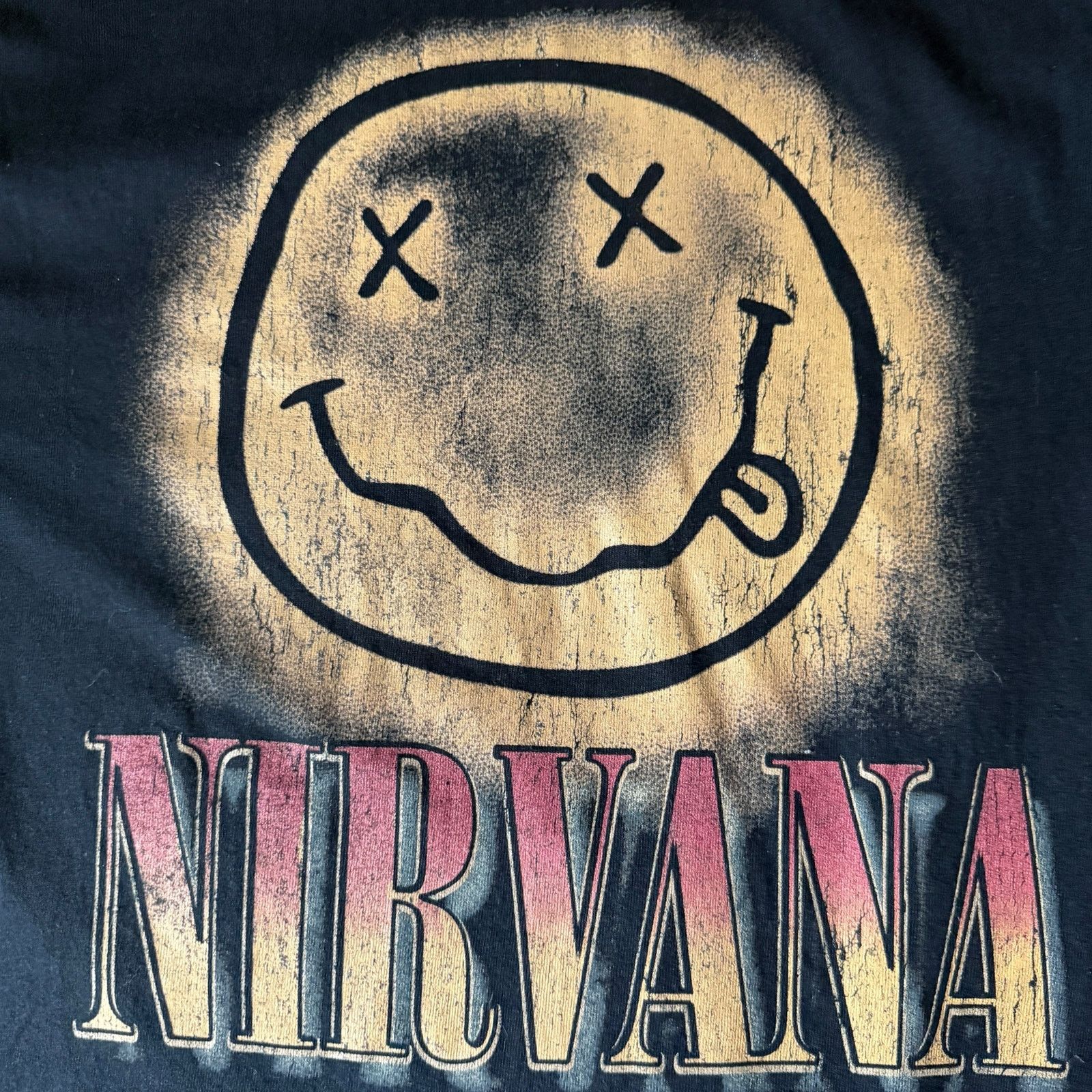Nirvana Nirvana Official Merch Drippy Smiley T-shirt Men’s S - Rock Size US S / EU 44-46 / 1 - 6 Thumbnail