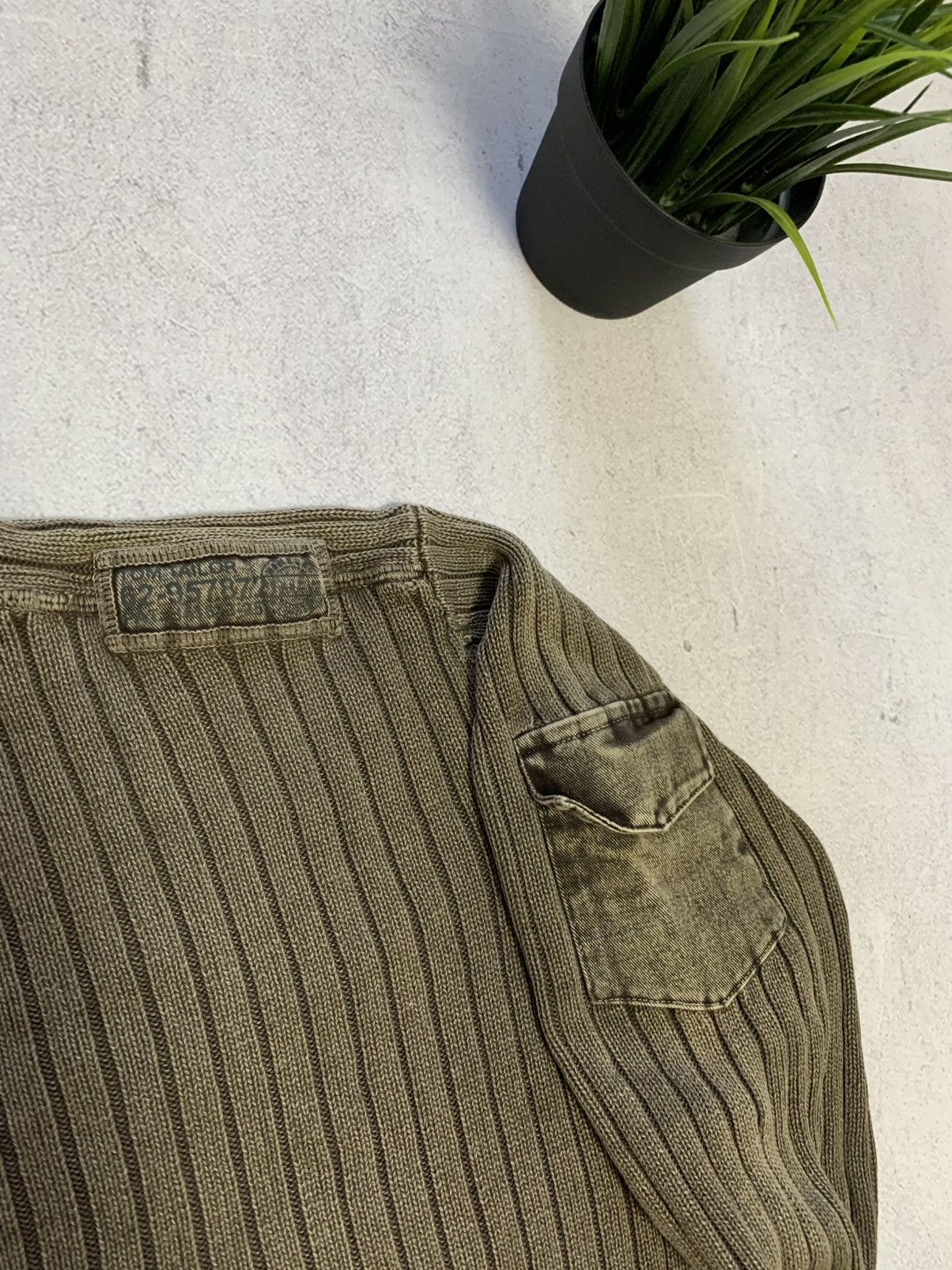 If Six Was Nine × Japanese Brand Vintage Avant-garde Sweater Knit Baggy Brown Y2K Sick 90s Size US M / EU 48-50 / 2 - 6 Thumbnail