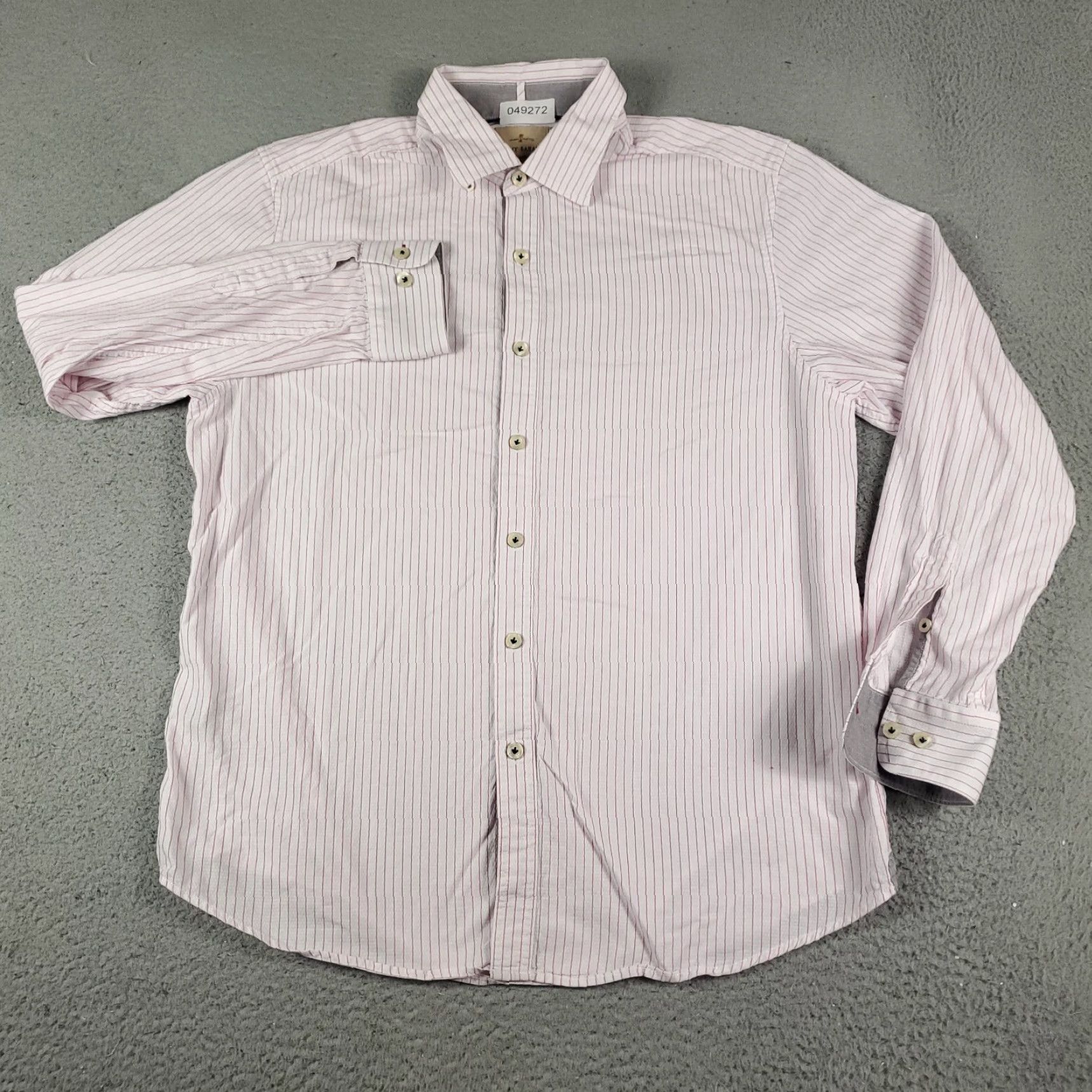 Tommy Bahama Tommy Bahama Shirt Mens Size Large Pink Striped Casual Button Up Long Sleeve Size US L / EU 52-54 / 3 - 2 Thumbnail