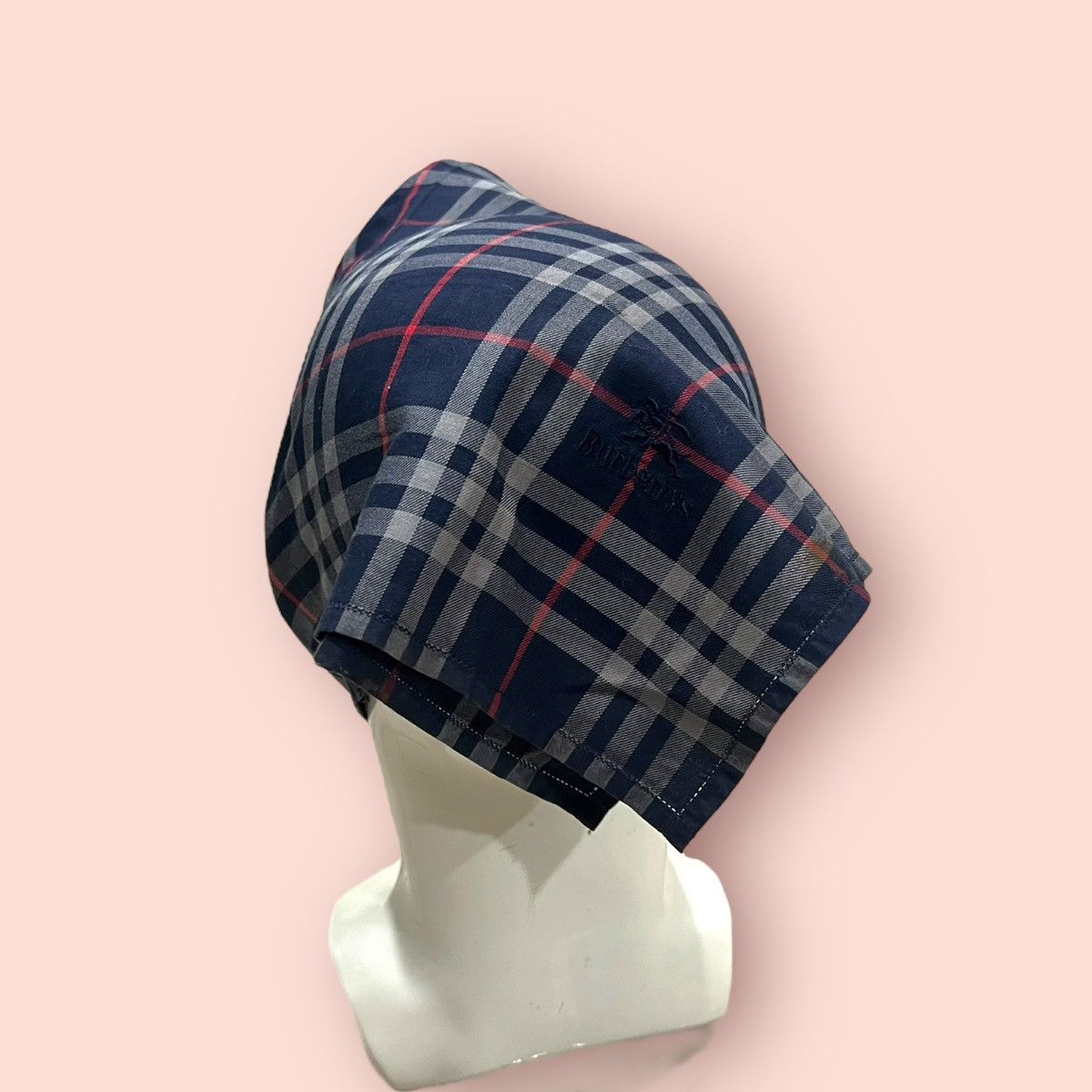 Burberry × Designer ICONIC BURBERRYS BLACK LABEL PLAID NOVA CHECK HANDKERCHIEF Size ONE SIZE - 19 Thumbnail