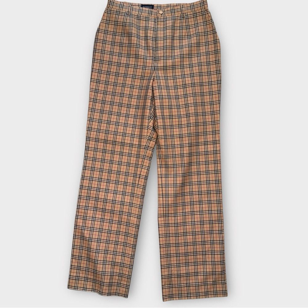 Burberry Burberry Golf Nova Check Straight-Leg Pants (JP 11 / Fits U Size 28" / US 6 / IT 42 - 1 Thumbnail