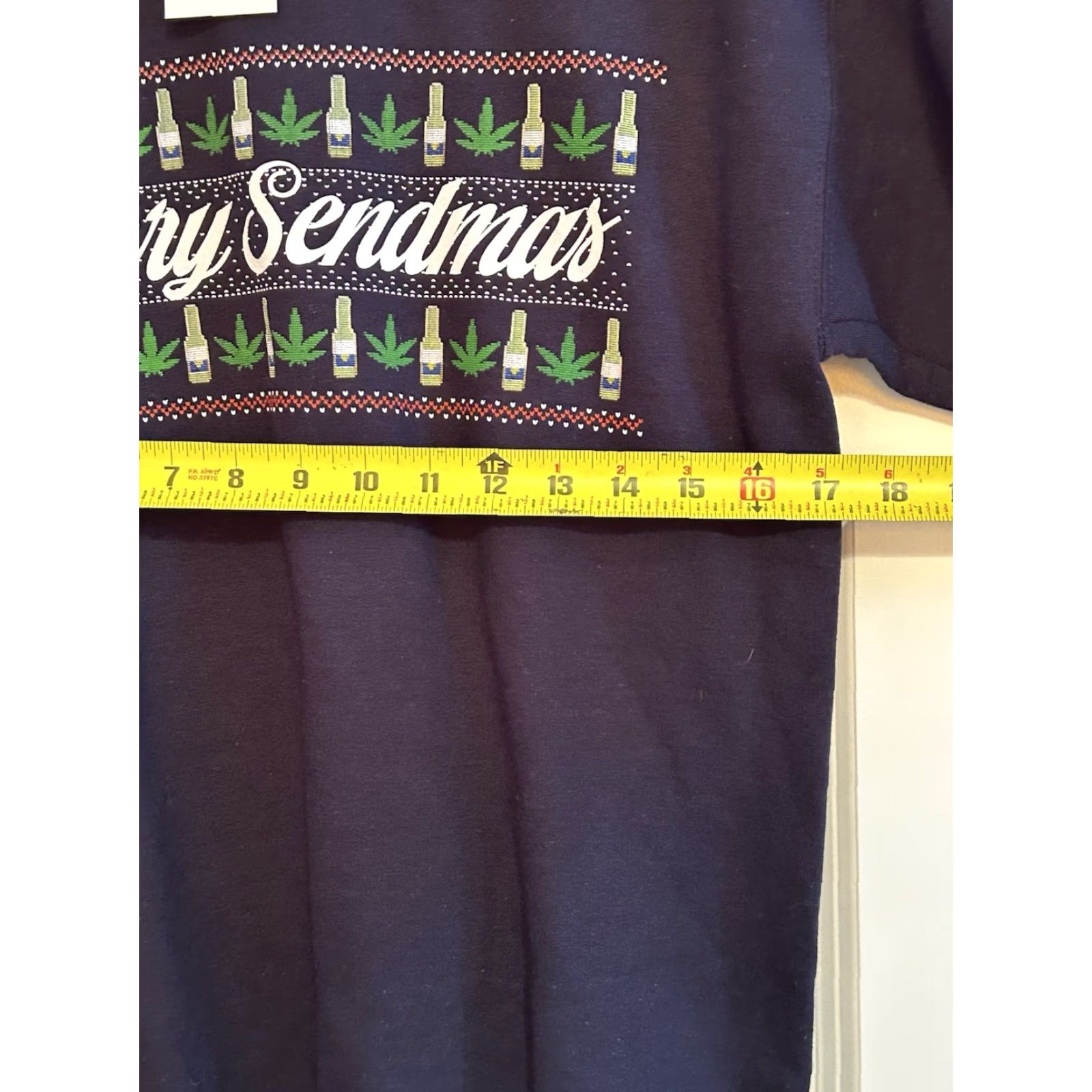 Vintage Full Send Christmas Sweatshirt Crewneck Mens Small Blue NWT Crewneck Pullover Christmas Theme Size US S / EU 44-46 / 1 - 4 Thumbnail
