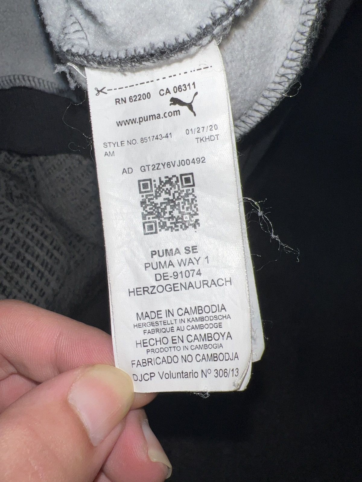 Puma Puma Logo Hoodie Size US L / EU 52-54 / 3 - 9 Thumbnail