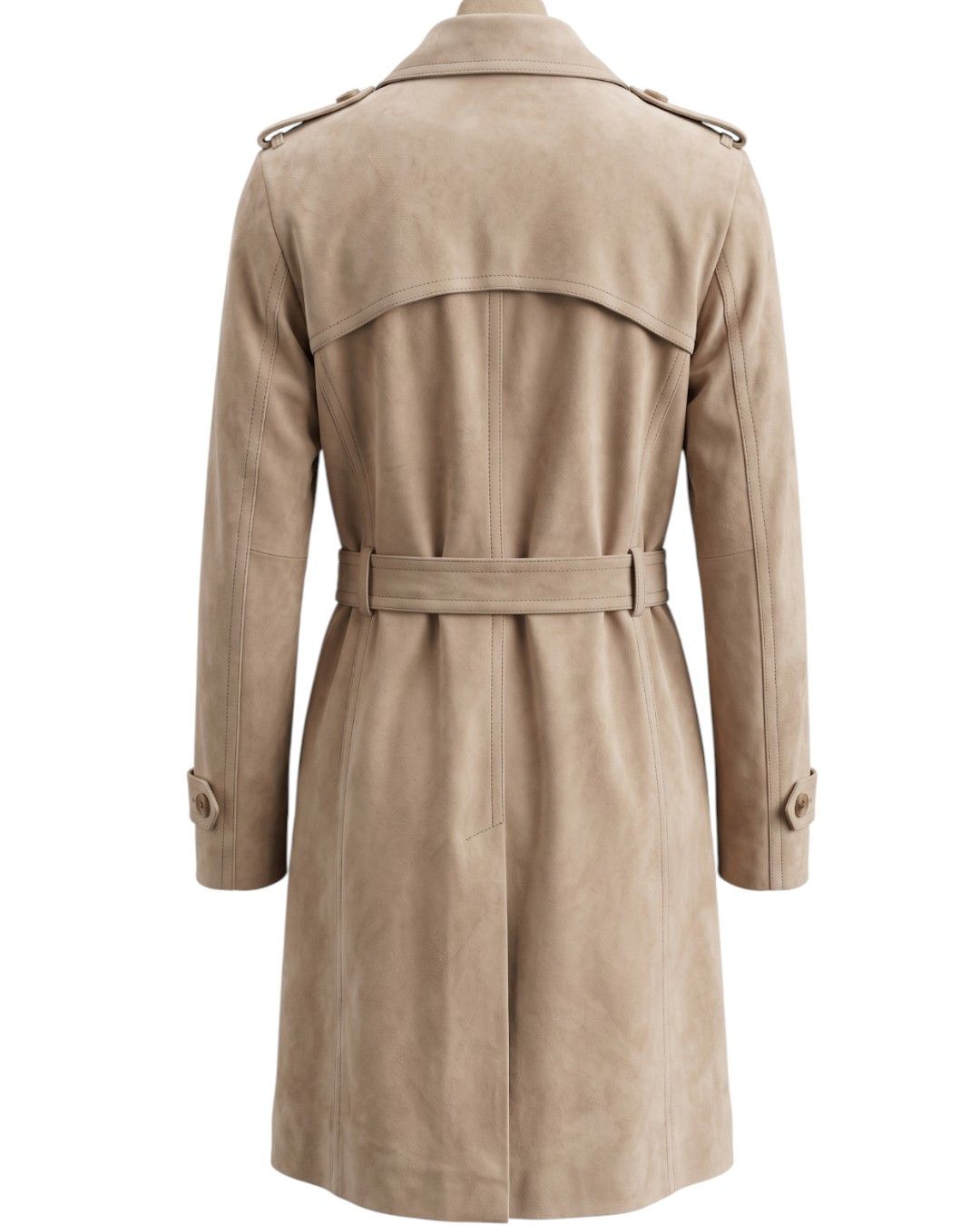 Gucci F/W 2010 RUNWAY SUEDE LEATHER BELTED COAT Size US XL / EU 56 / 4 - 4 Thumbnail
