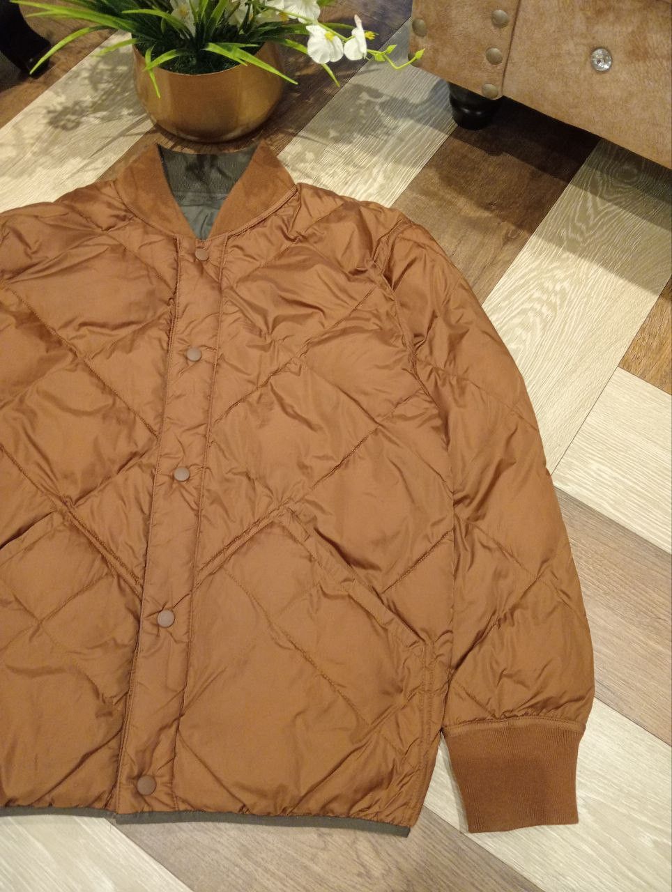 Lemaire UNIQLO LEMAIRE U REVERSIBLE PUFFER JACKET - BROWN/GREY Size US M / EU 48-50 / 2 - 6 Thumbnail