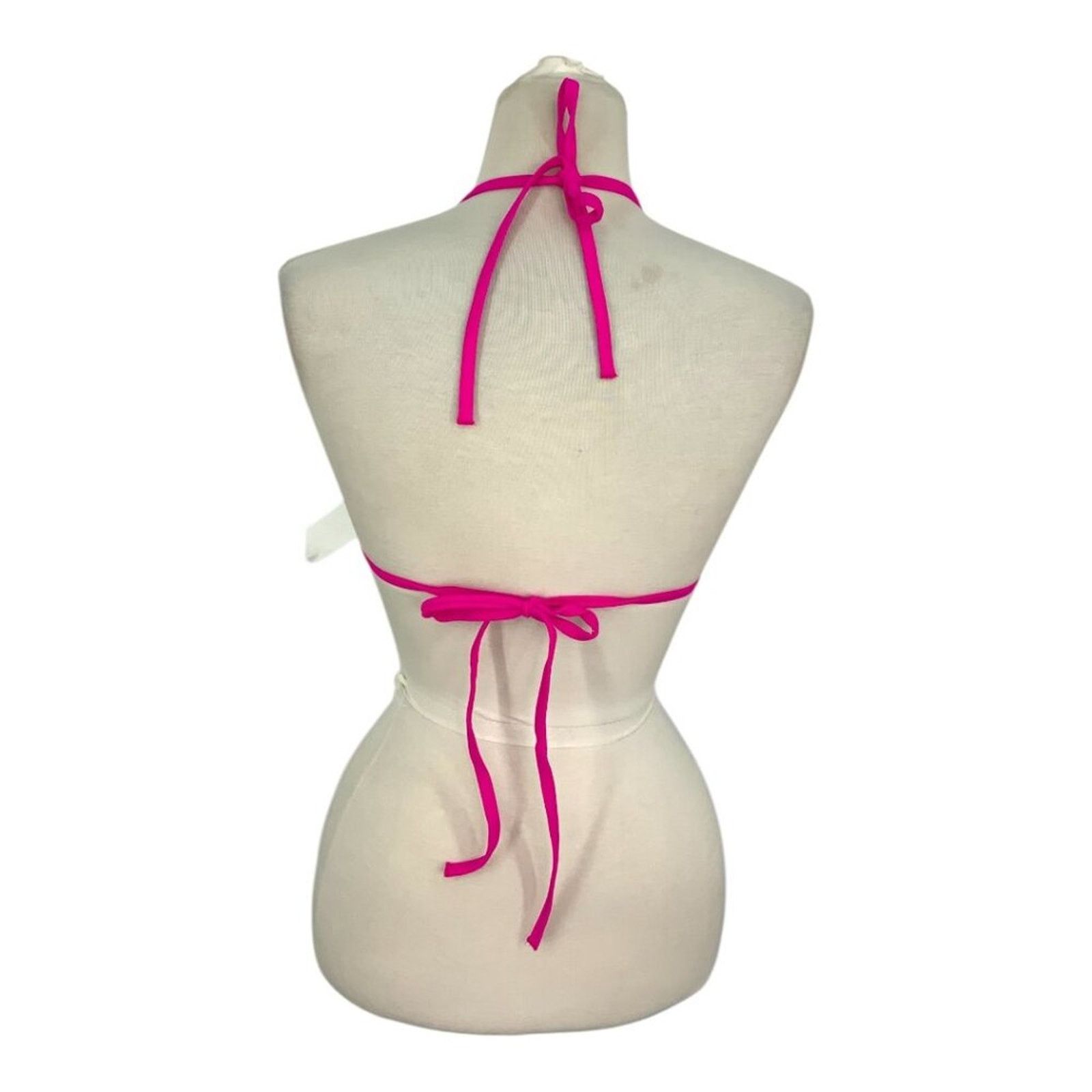 lemlem LemLem Amira Triangle Bikini Top Pink Sz Small NWOT $155 MSP Size S / US 4 / IT 40 - 8 Thumbnail