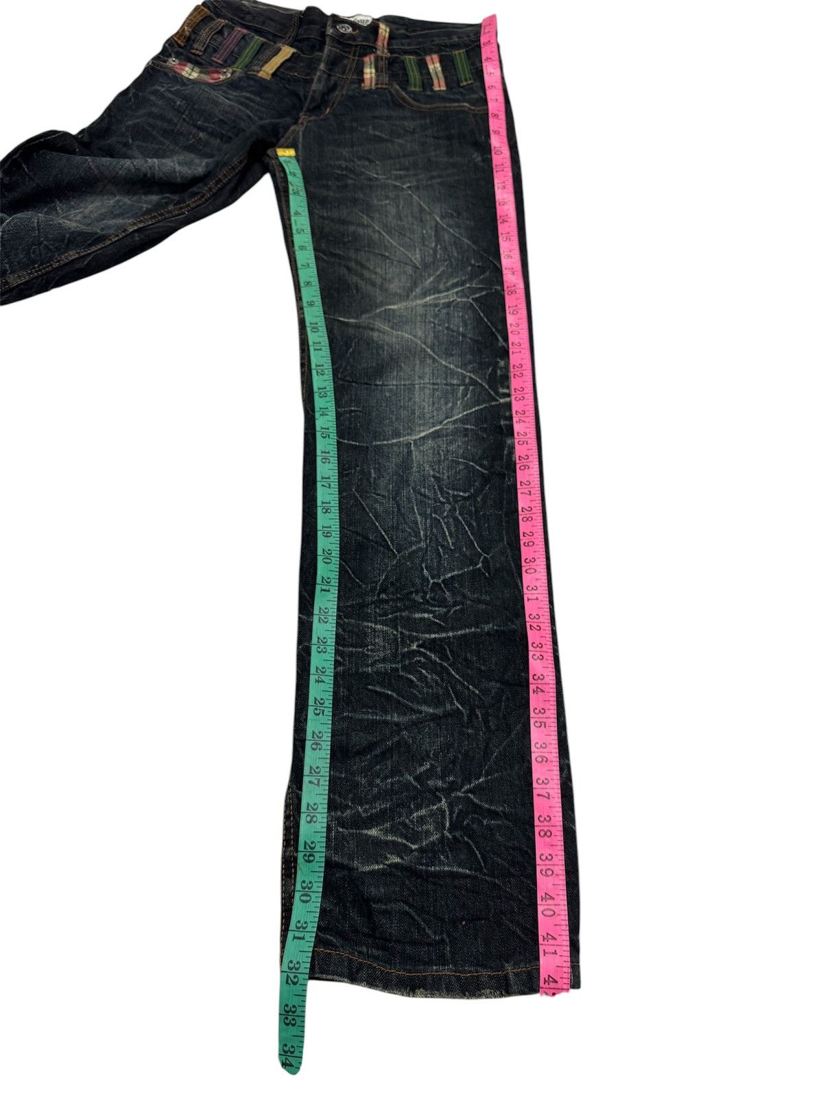Japanese Brand JAPANESE DESIGN NYLAUS DOUBLE WAIST SEDITIONARIES STYLE JEAN Size US 30 / EU 46 - 18 Thumbnail