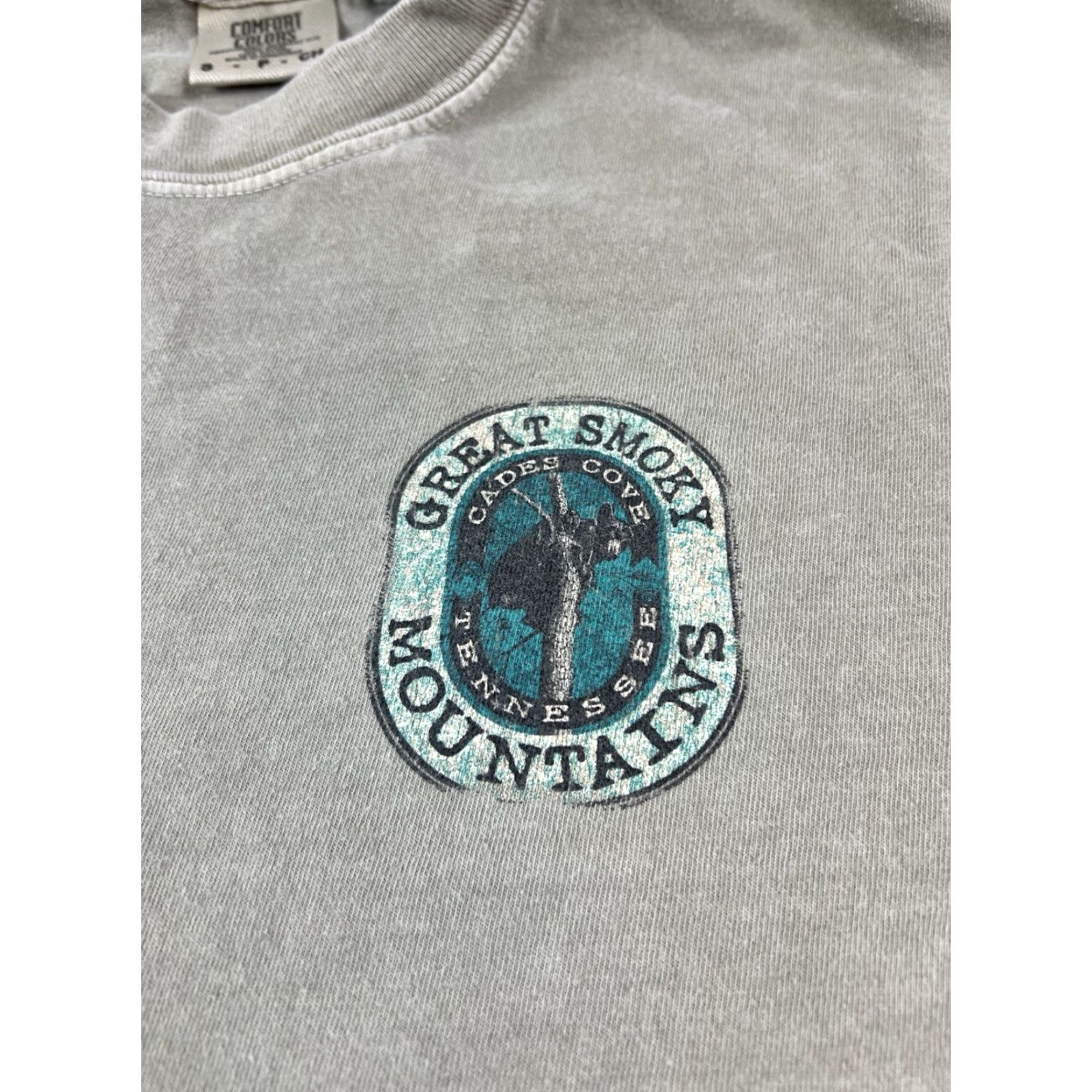 Comfort Colors Comfort Colors Green T Shirt Small Men Regular Short Sleeve Cotton Colorful Great Smoky Mountains Cades Cove Tennessee Size US S / EU 44-46 / 1 - 6 Thumbnail