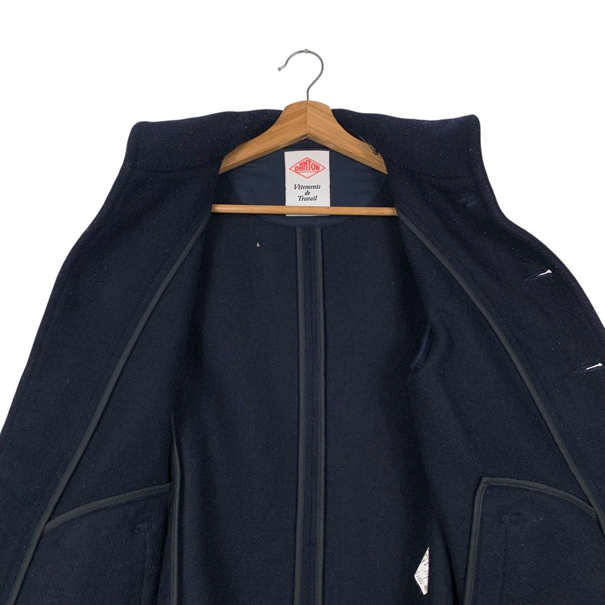 Danton DANTON Vetements de Travail Wool Button Jacket #2126-C93 Size US S / EU 44-46 / 1 - 12 Thumbnail