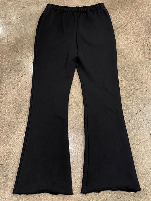 Blank Flare Sweatpants Black 22oz 750gsm Gallery Dept Chrome Owens