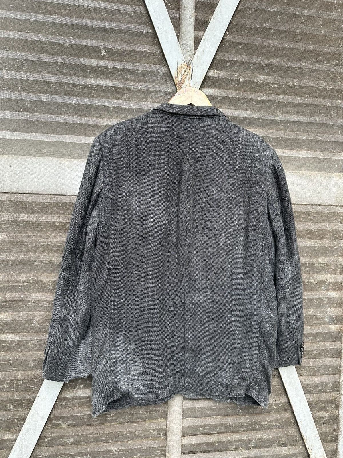 Comme des Garcons 👹Vintage Comme Des Garcons Linen Lined Jacket Size US L / EU 52-54 / 3 - 7 Thumbnail